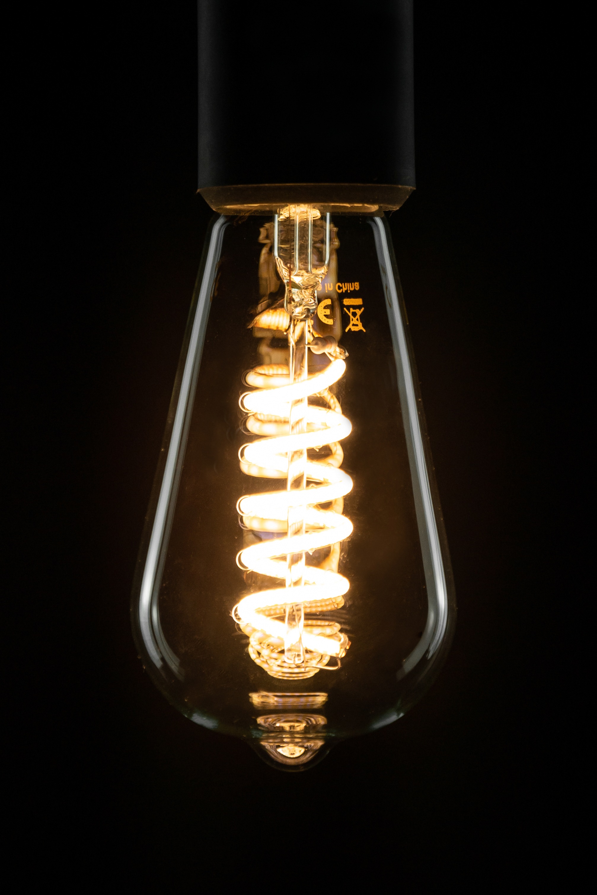 SEGULA LED-Leuchtmittel »LED Rustika Curved Spirale Ambient klar«, E27, War günstig online kaufen