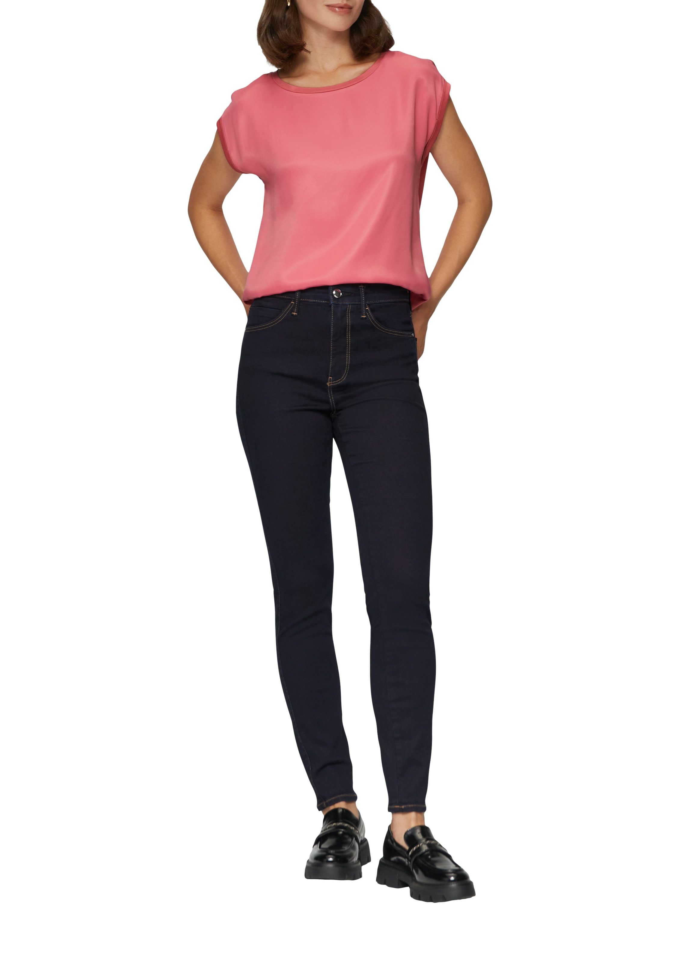 s.Oliver BLACK LABEL T-Shirt, in Jersey Optik