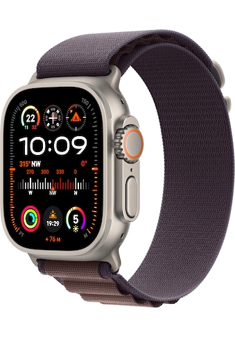 Smartwatch »Watch Ultra 2 GPS 49 mm + Cellular Titanium Medium«, (Watch OS 10)