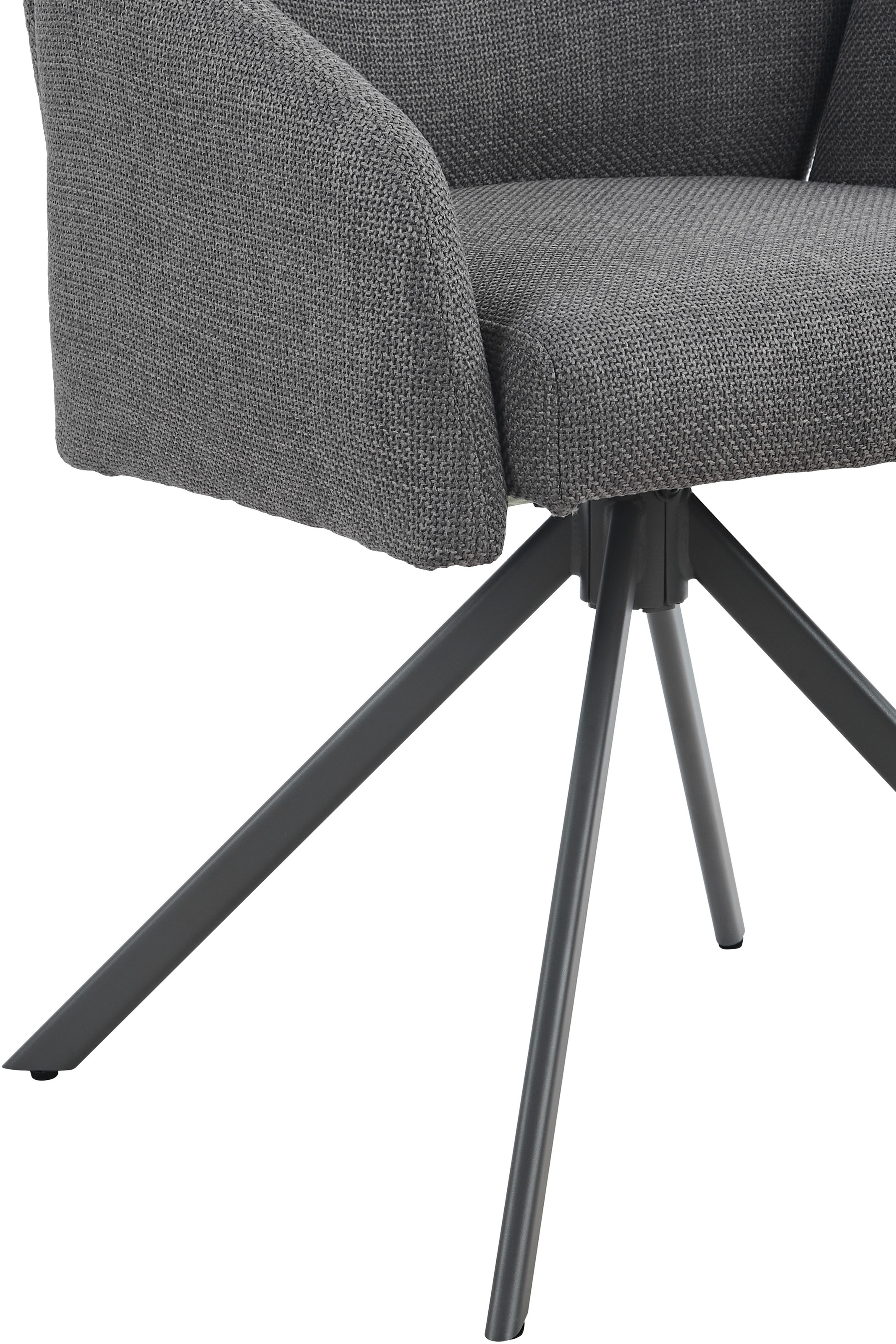 HELA Armlehnstuhl »HOLLY« (Set) 2 Stk.360° drehbar, Armlehnen, Gestell angepasst, Swing Back Komfortrücken