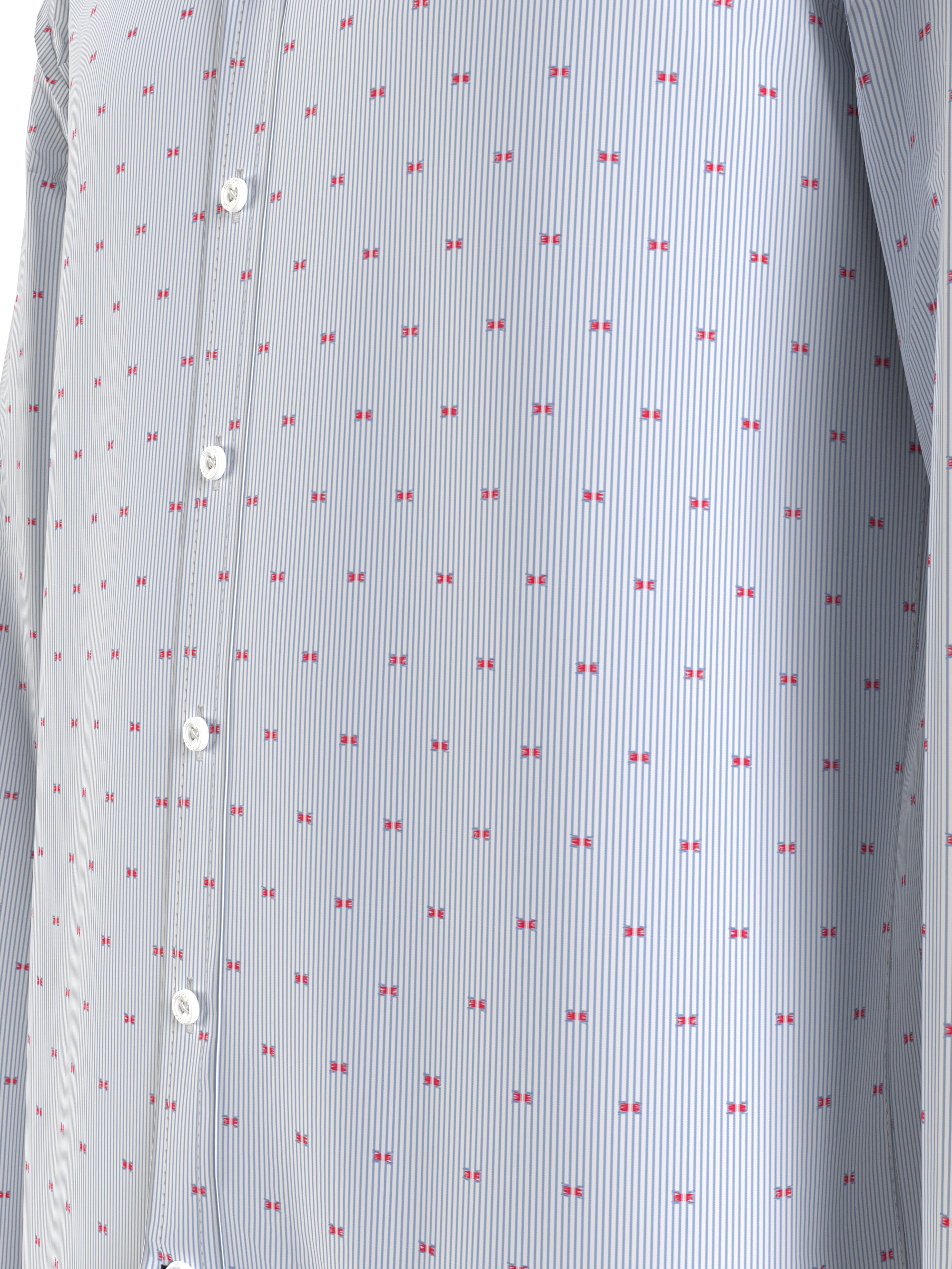 Tommy Hilfiger Langarmhemd »FIL COUPE SF SHIRT«, mit durchgehender Knopfleiste