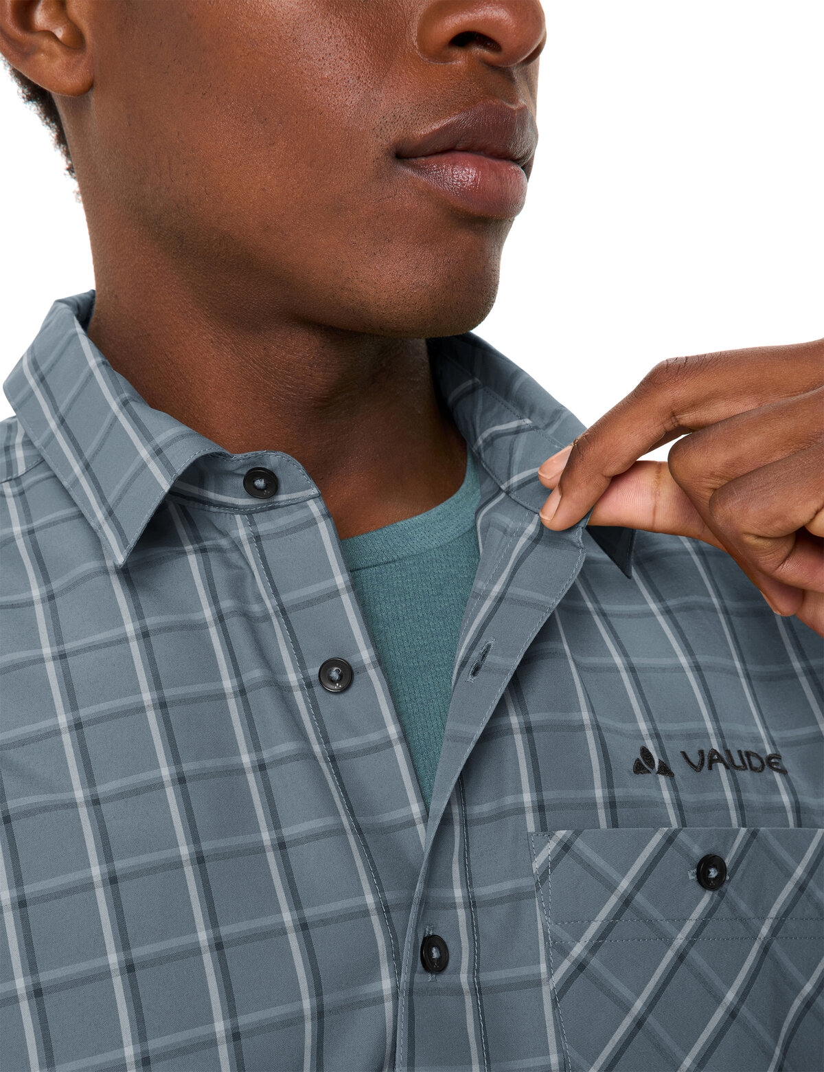 VAUDE Kurzarmhemd »MEN'S ALBSTEIG SHIRT III« Kurzarm, aus Lyocell und Polyester, mit Knopfleiste