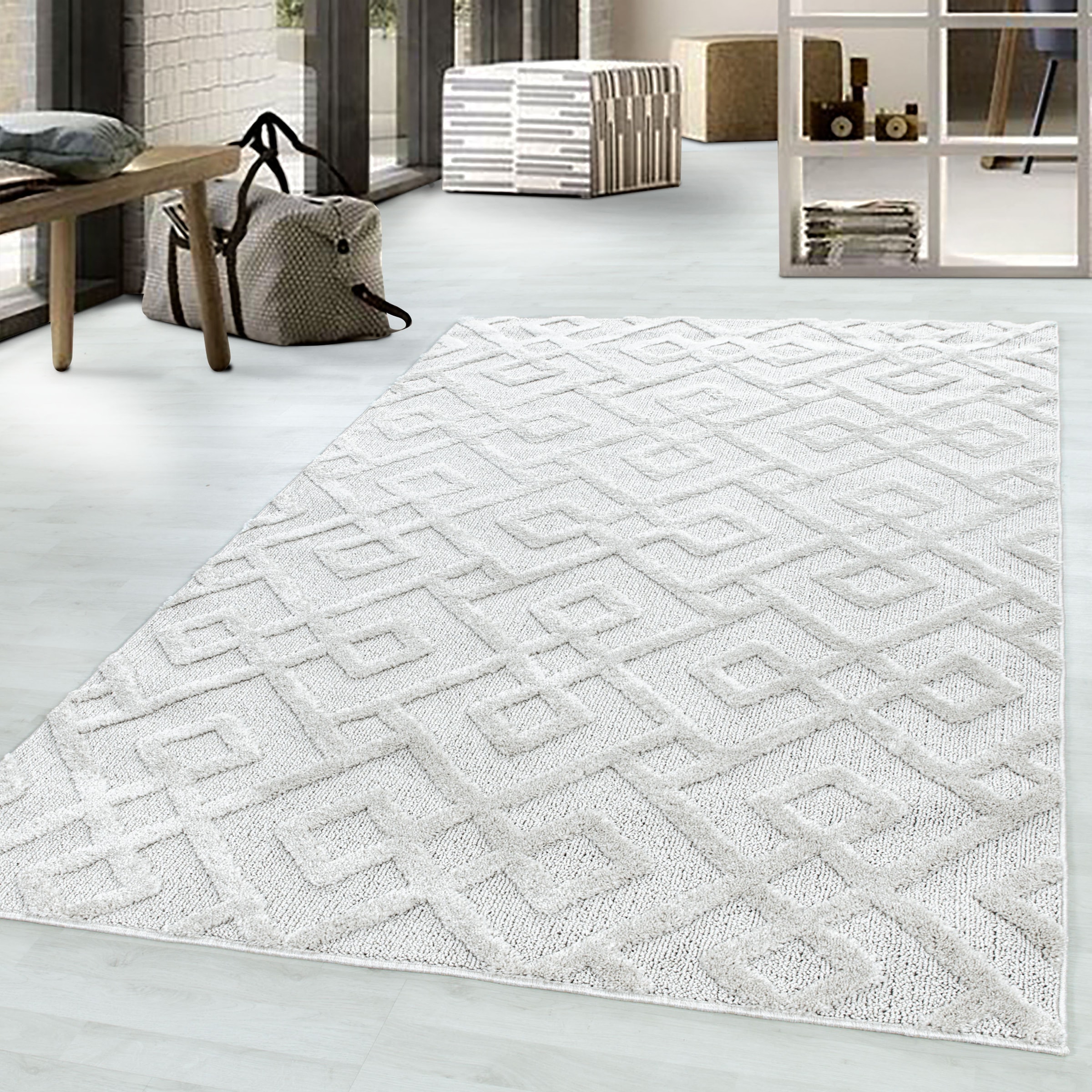 Ayyildiz Teppiche Teppich »PISA 4708«, rechteckig, 20 mm Höhe, Läufer, rund günstig online kaufen