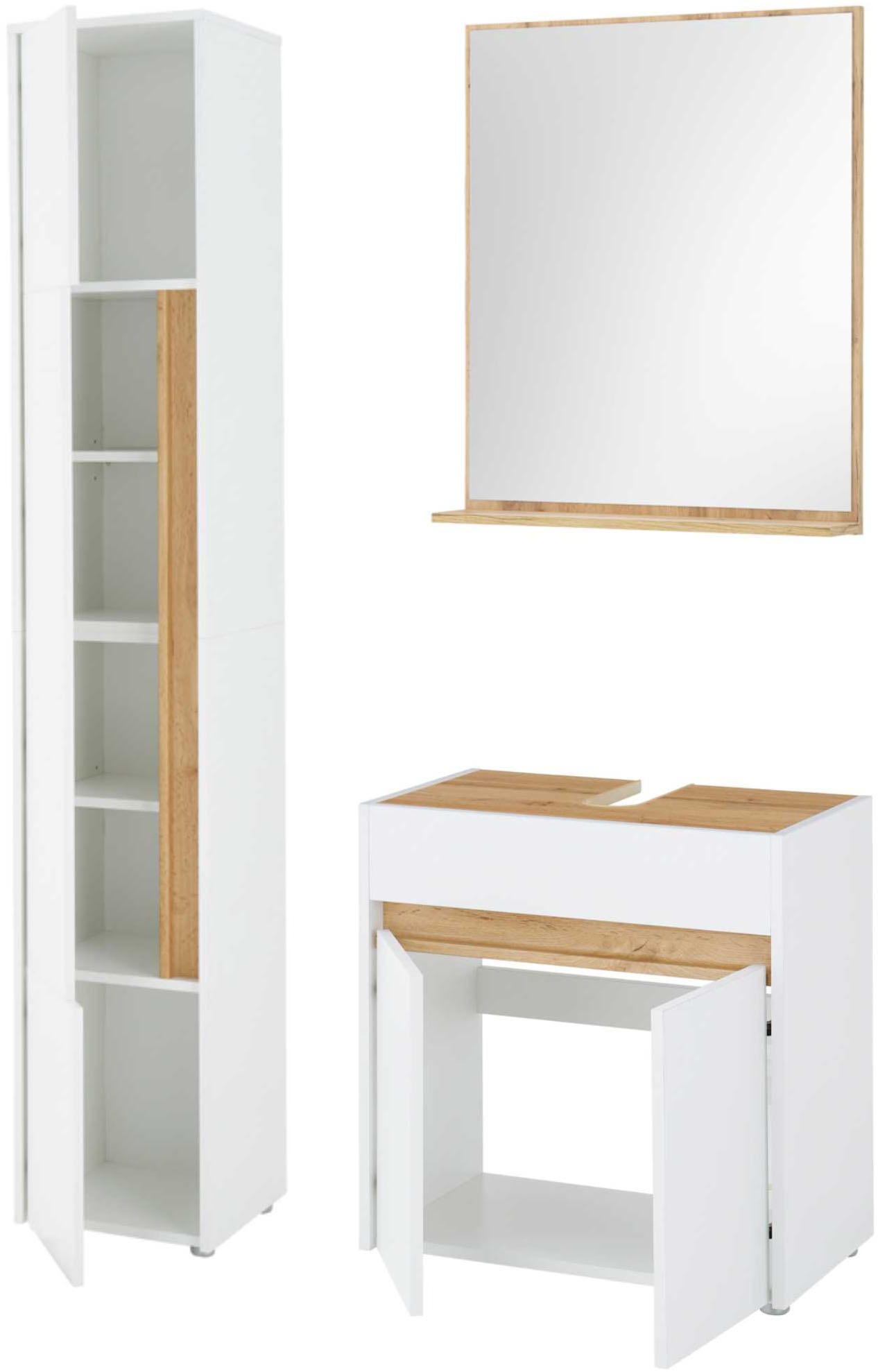 INOSIGN Badmöbel-Set »CITY/ GIRON, Bad im zeitlosen Design, 3-teiliges Bade günstig online kaufen