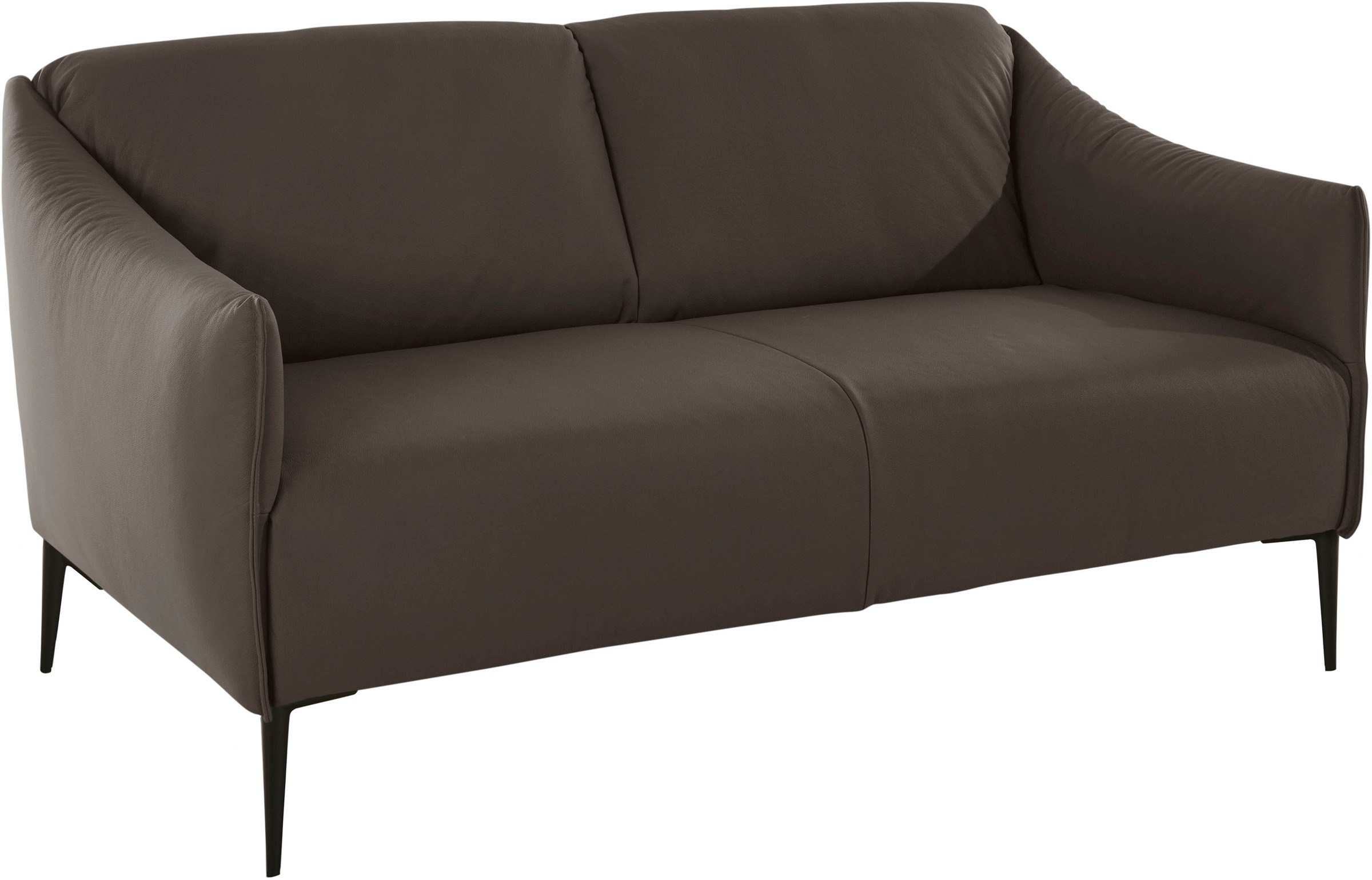 W.SCHILLIG 2-Sitzer »sally«, mit Metallfüßen in Schwarz pulverbeschichtet, Breite 154 cm