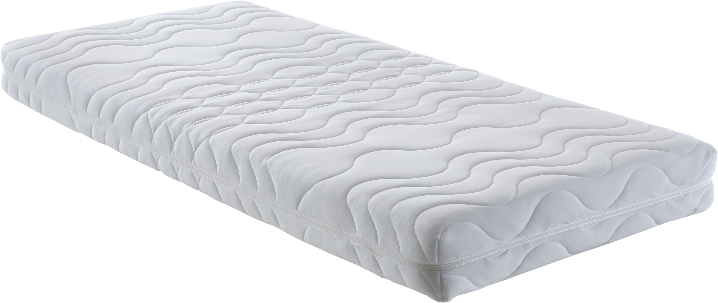 Westfalia Schlafkomfort Boxspringbett, mit dekorativen verchromten Eckelementen an der Box