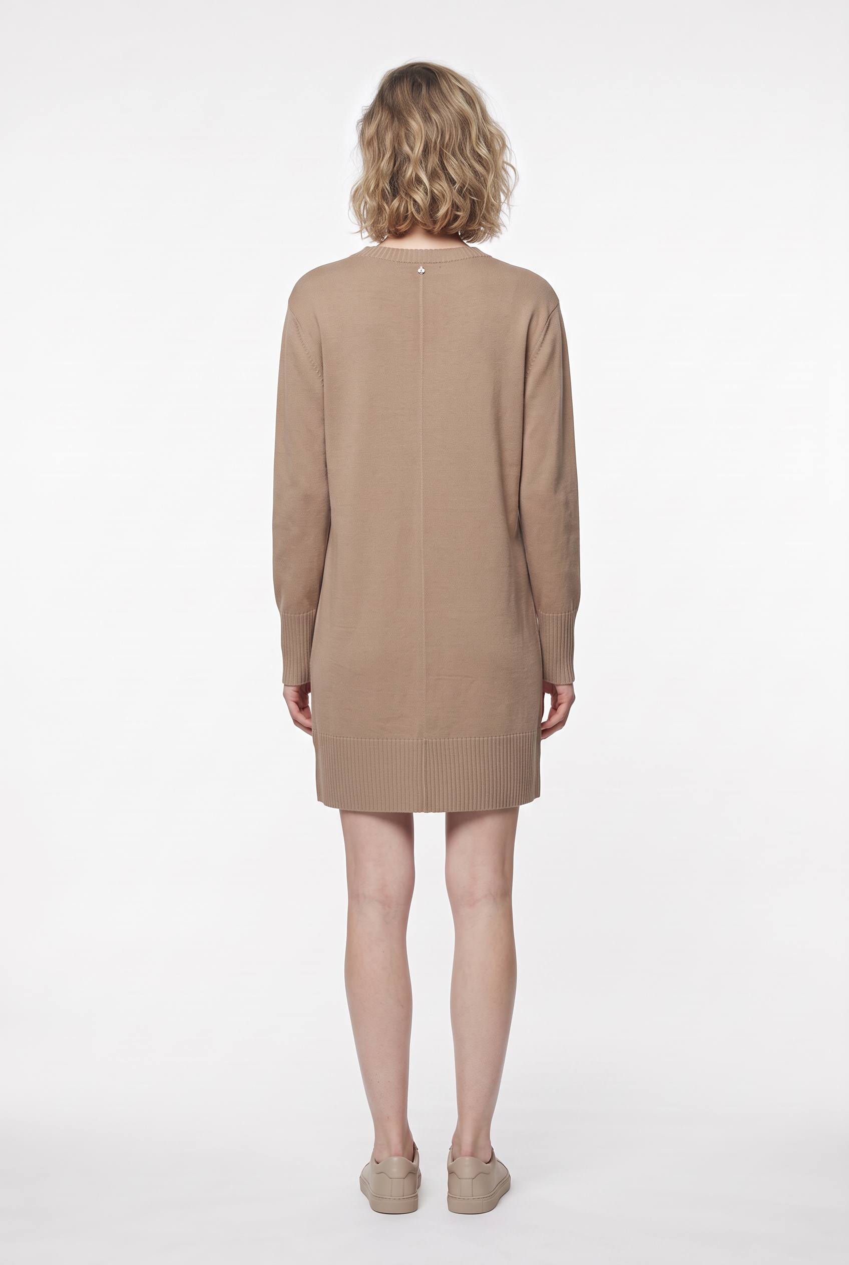 BOSS ORANGE Strickkleid »Ferinea Premium Damenmode« aus Schurwoll-Mix, Relaxed Fit