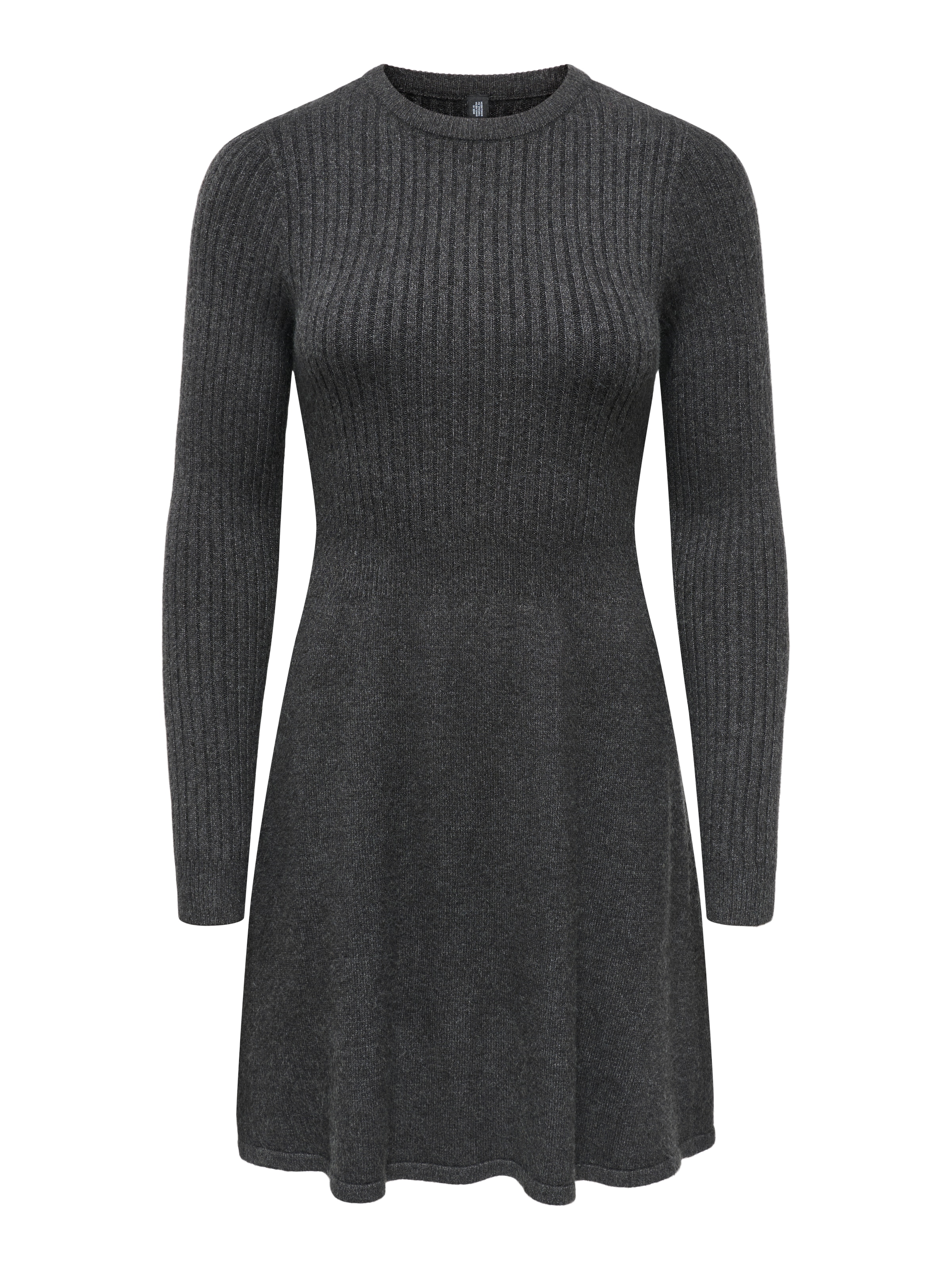 ONLY Strickkleid »ONLFIA LS FIT FLARE ONEC DRESS CS KNT« Viskosemischung, normal geschnitten