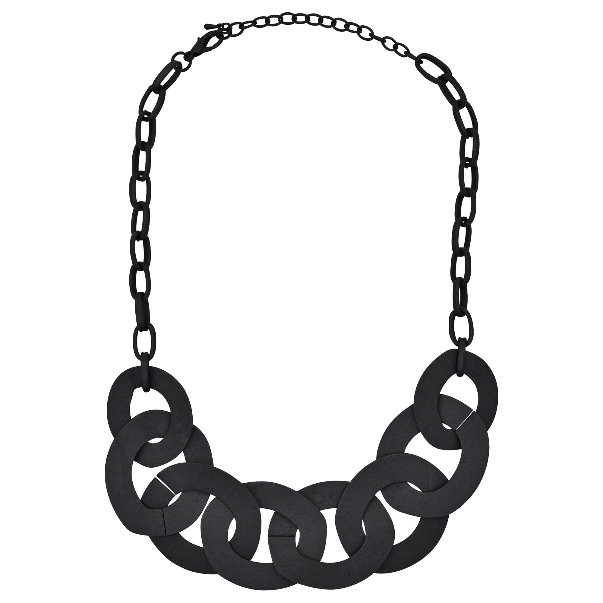Steuer Collierkettchen »Metallcollier schwarz matt«