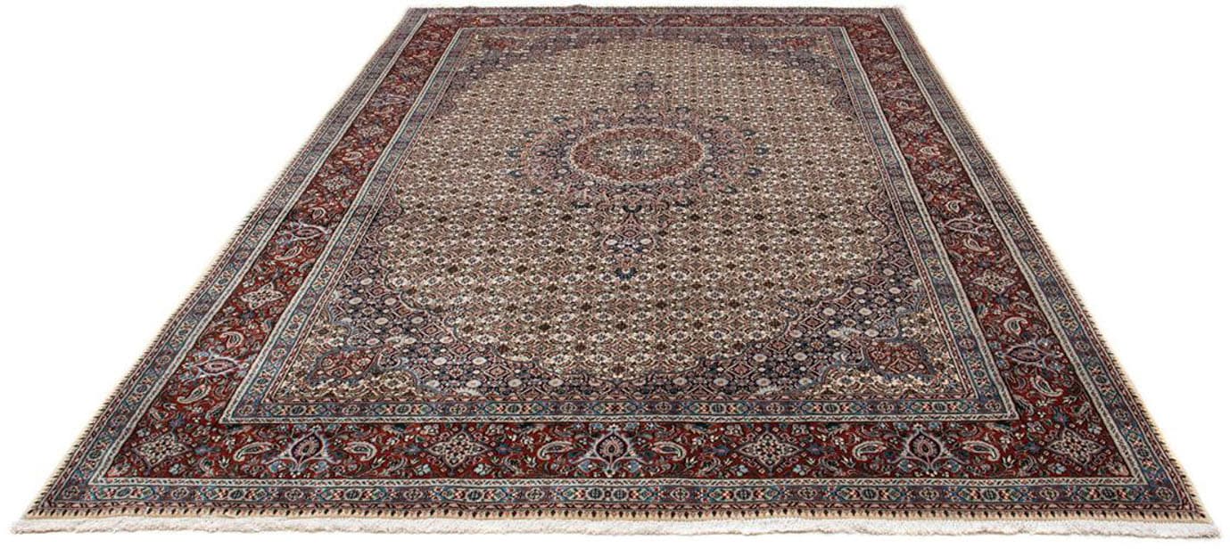 morgenland Wollteppich »Moud Medaillon Beige 295 x 200 cm«, rechteckig, 10 günstig online kaufen