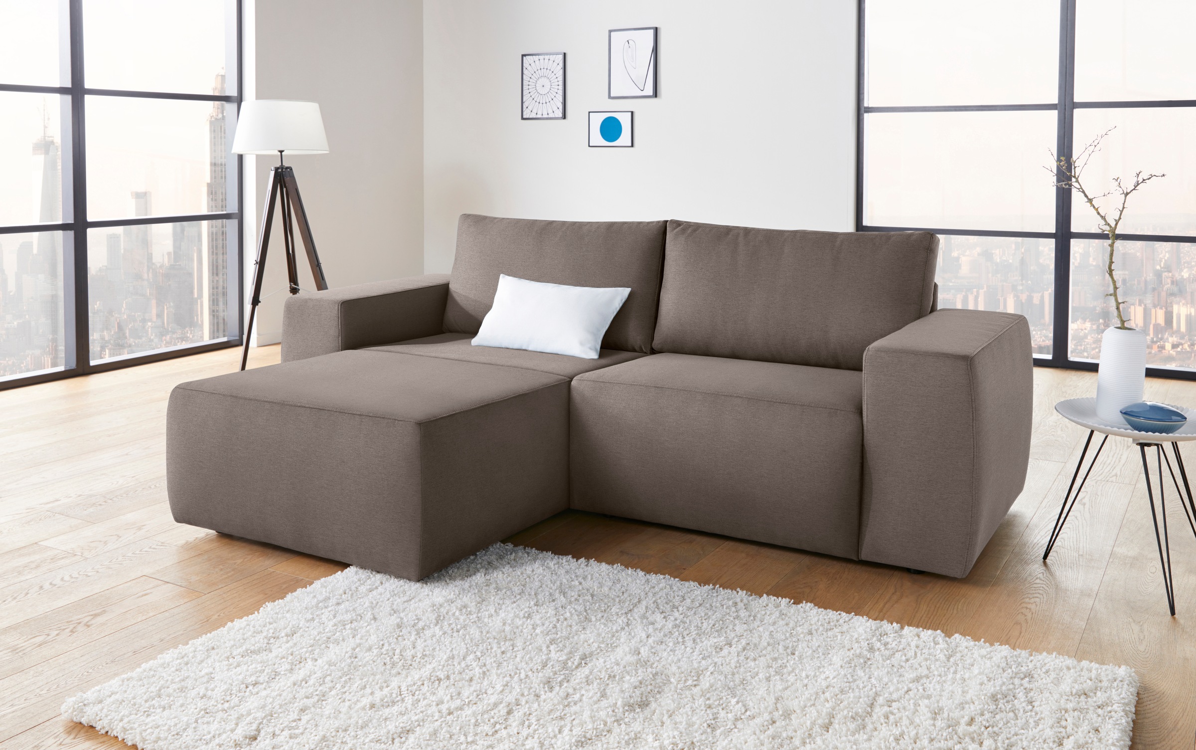 LOOKS by Wolfgang Joop Ecksofa »LooksII kubisch, bequem, strapazierfähige B günstig online kaufen