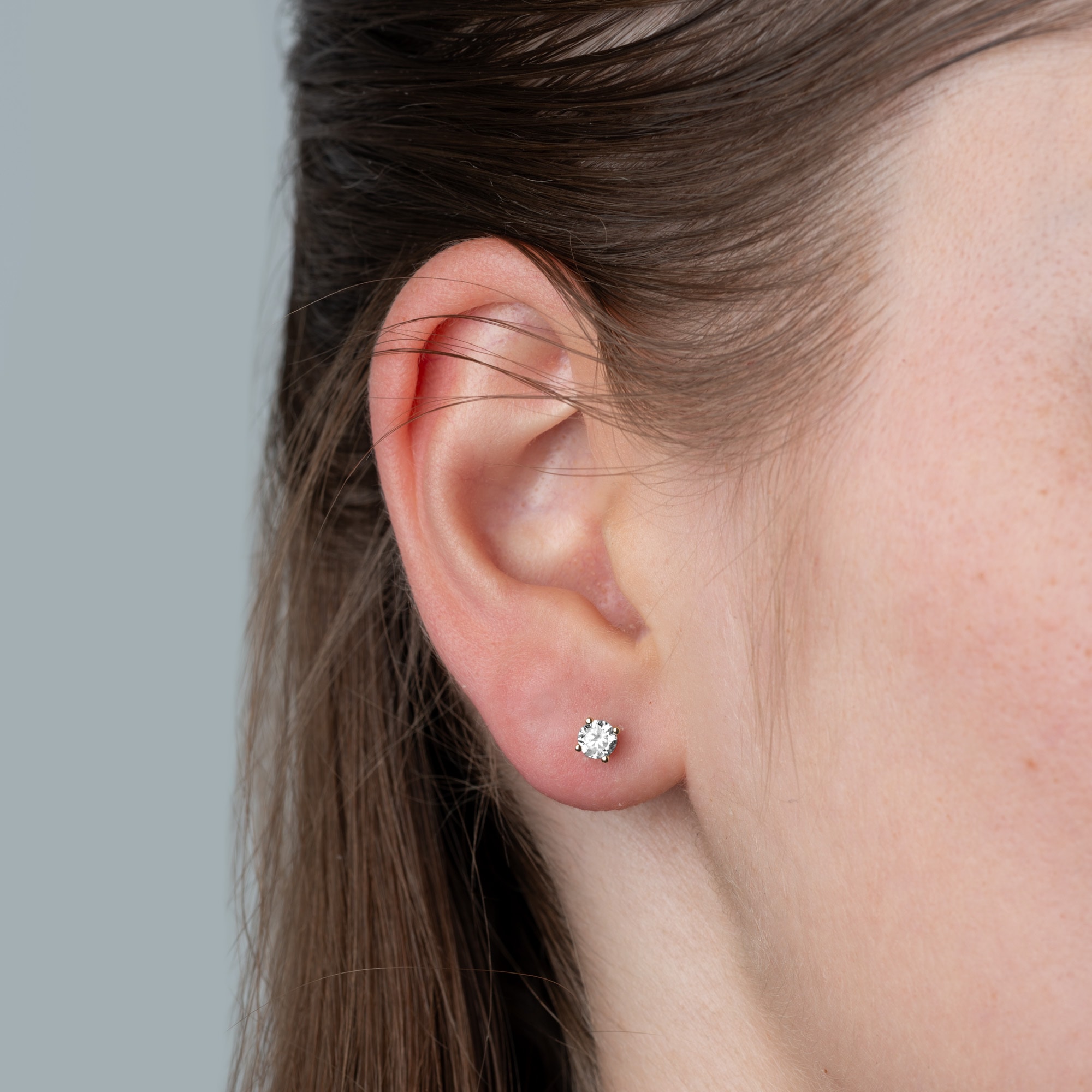 Orolino Paar Ohrstecker »585/- Gelbgold 2 Brill. 0,50ct. H/P2«