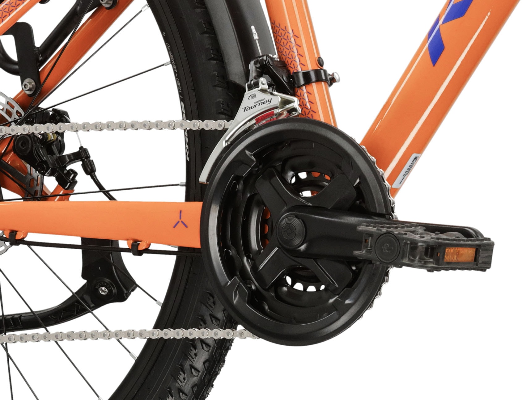 Kross Mountainbike »KROSS MTB Hardtail Lea 2.0 27,5" orange«, 21 Gang, Shimano, ALTUS M310 Schaltwerk, Kettenschaltung
