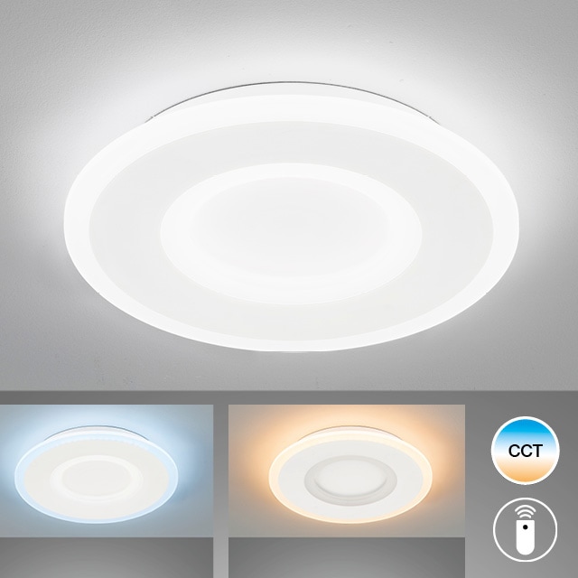FISCHER & HONSEL LED Deckenleuchte »Bolia« LED-Modul 1 Stk. warmweiß - kalt günstig online kaufen