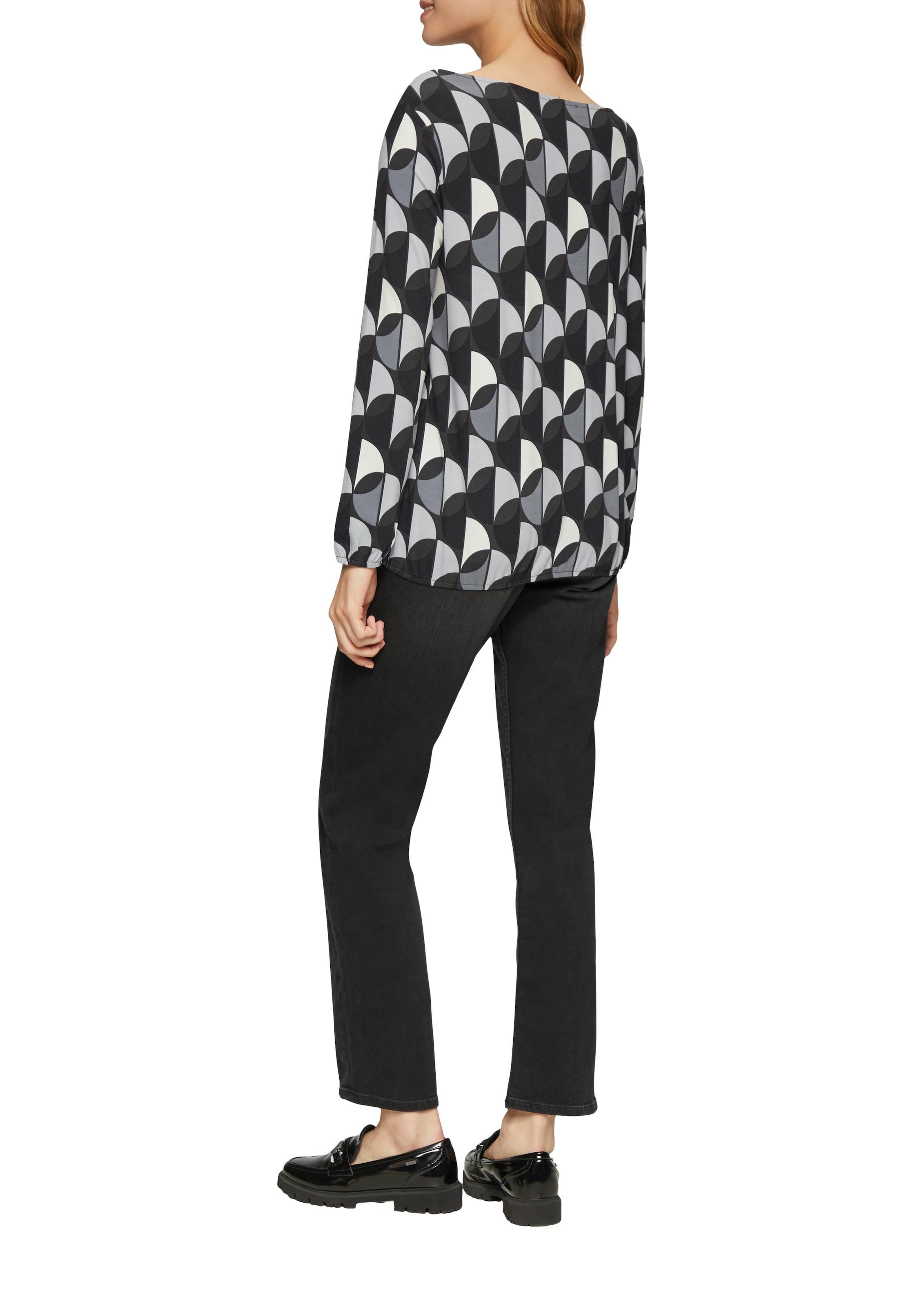 s.Oliver Langarmshirt, mit elastischem Bund