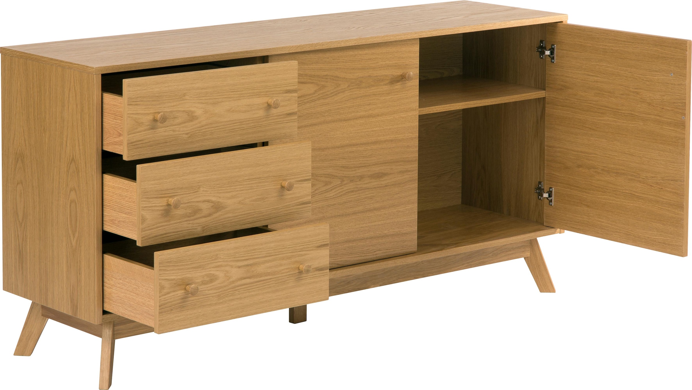 Woodman Sideboard »Bjórgvin«, Kommode, Breite 150 cm, im schlichten skandinavischen Design