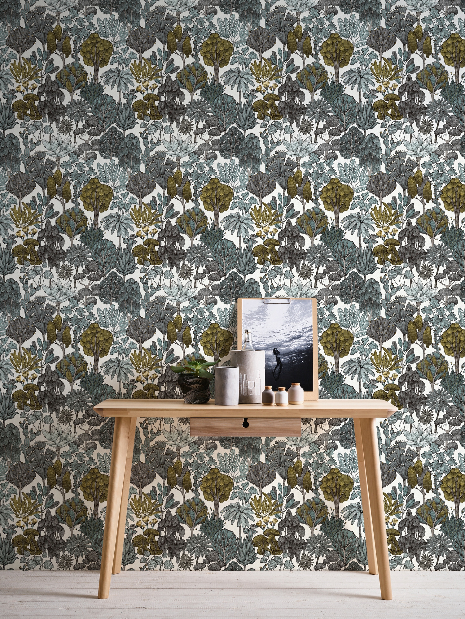 Architects Paper Vliestapete »Floral Impression«, floral-botanisch-Wald, Blumentapete Tapete Dschungel Tapeten Wohnzimmer Schlafzimmer Küche