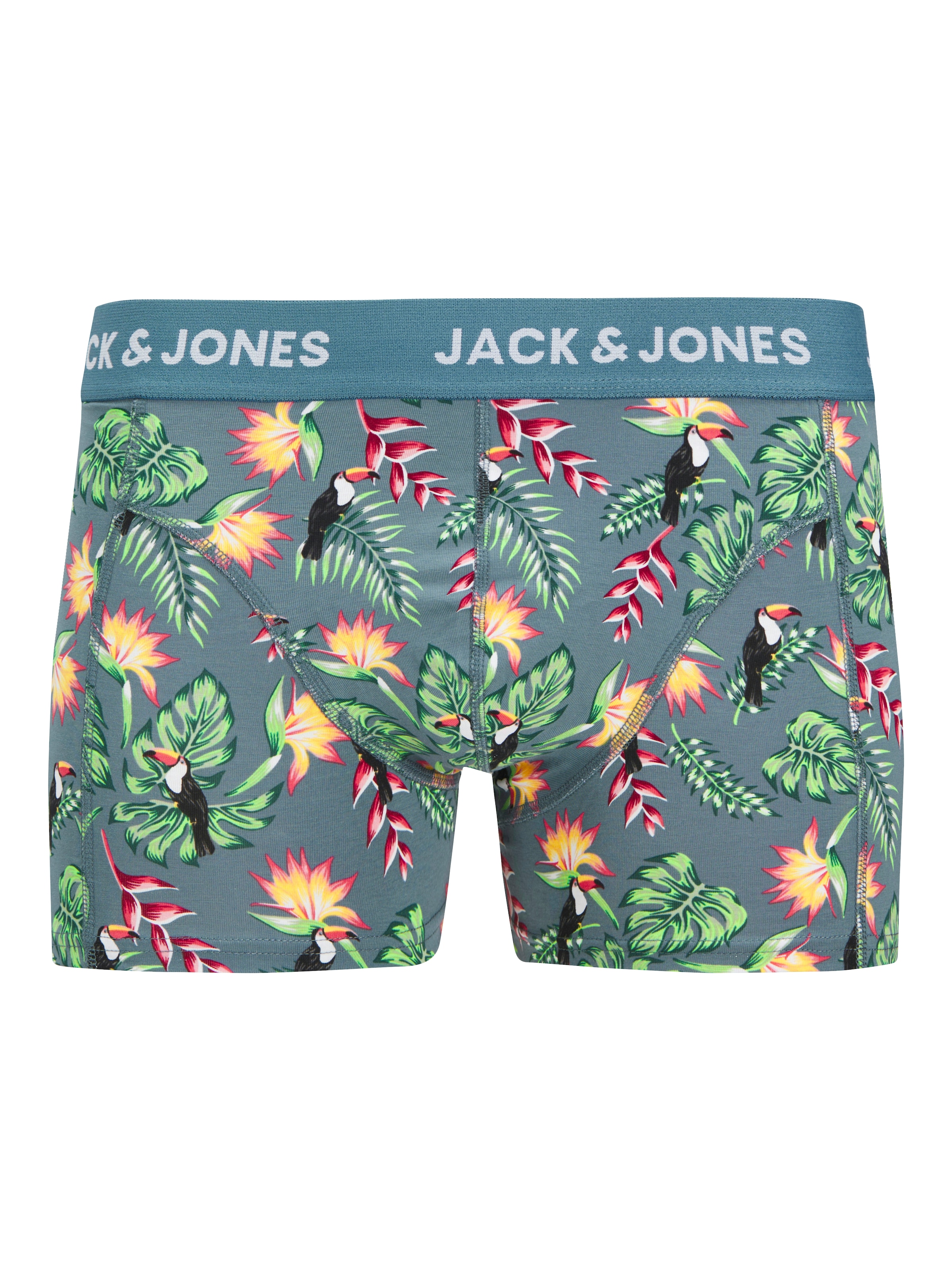 Jack & Jones Trunk »JACFLOWER BIRD TRUNKS 3 PACK SN«, (3 St.), mit Logo Schriftzug