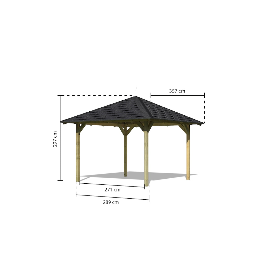 Karibu Pavillon »Cordoba«, (Set)