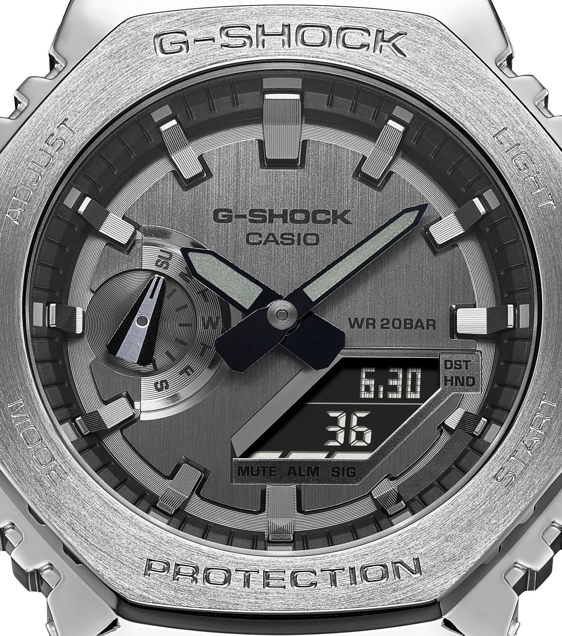 CASIO G-SHOCK Chronograph »GM-2100-1AER«, Quarzuhr, Armbanduhr, Herrenuhr, günstig online kaufen