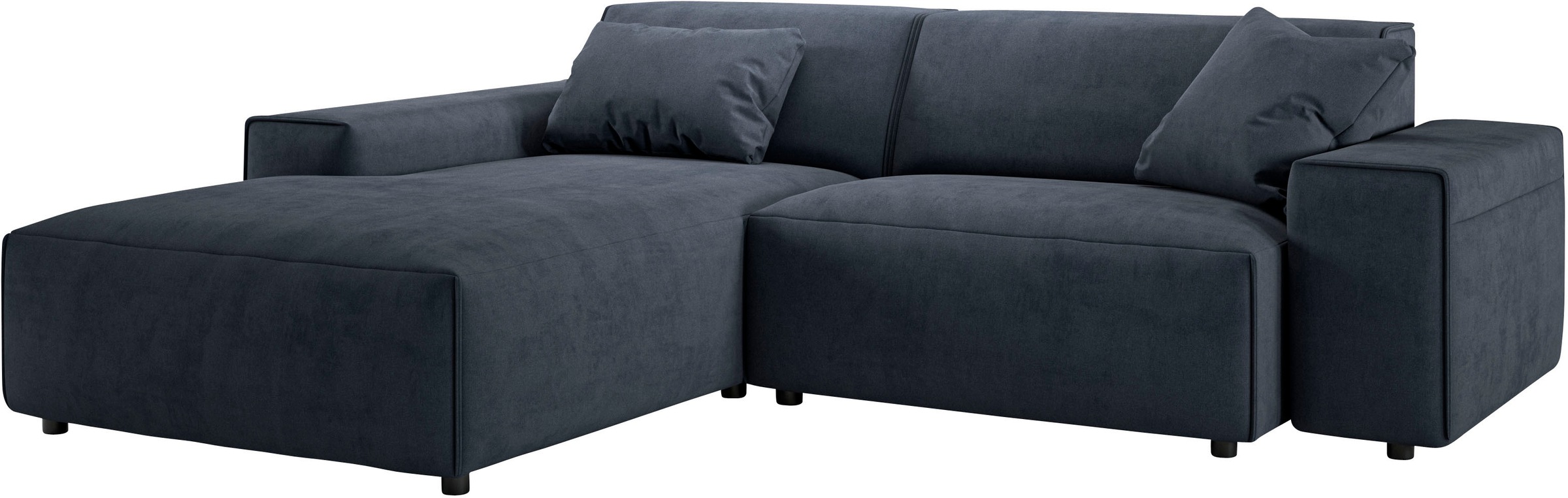 andas Ecksofa »Glimminge L-Form auch in Breitcord, Feincord + Easy care-Bezug,«, Breite 234, Zierkissen