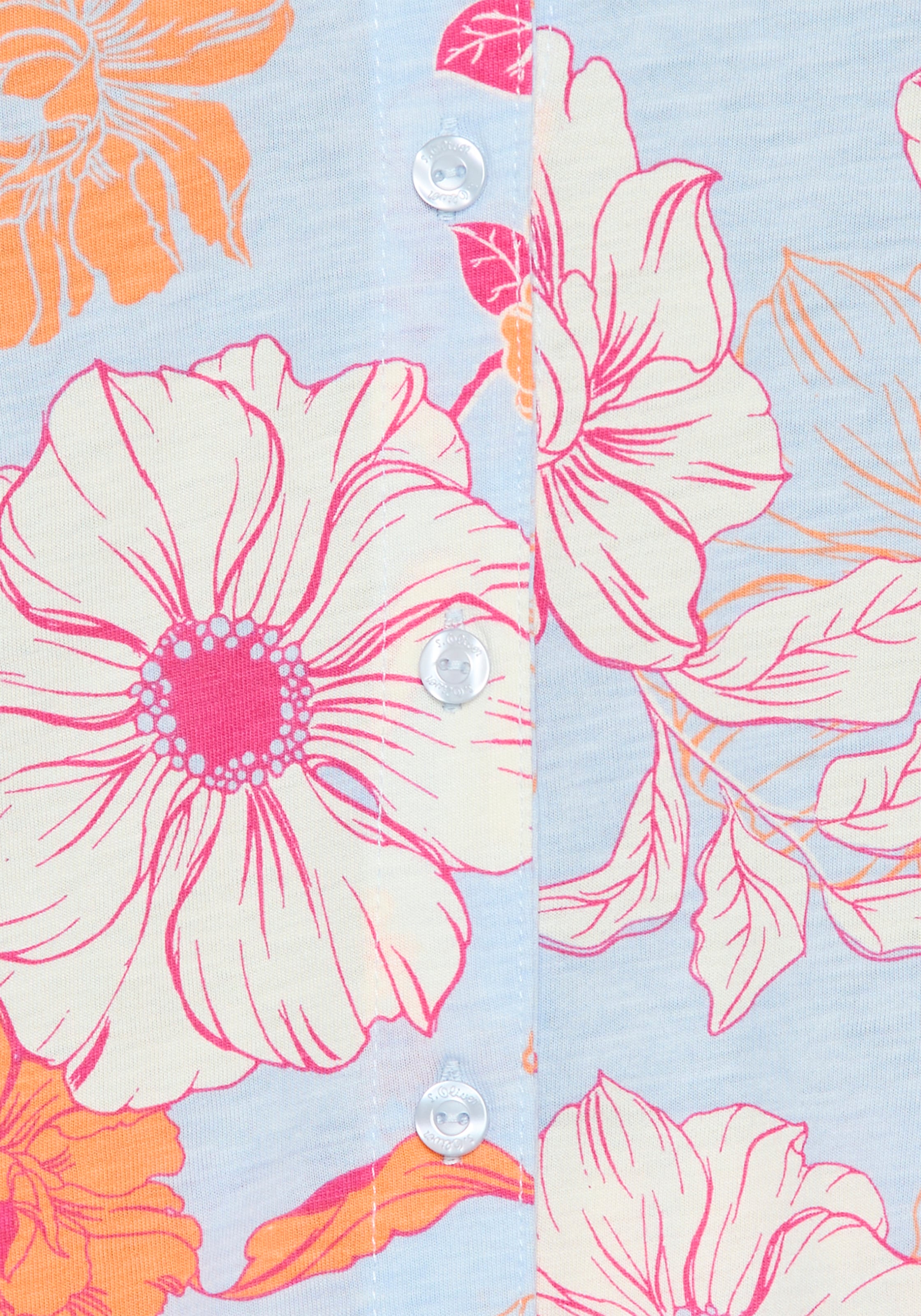 s.Oliver Shorty Set, 2 mit Blumen-Muster