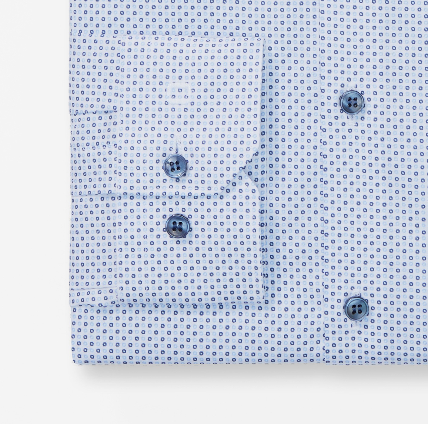 OLYMP Langarmhemd »No 6 six« super slim, New York Kentkragen, gemustert, Businesshemd