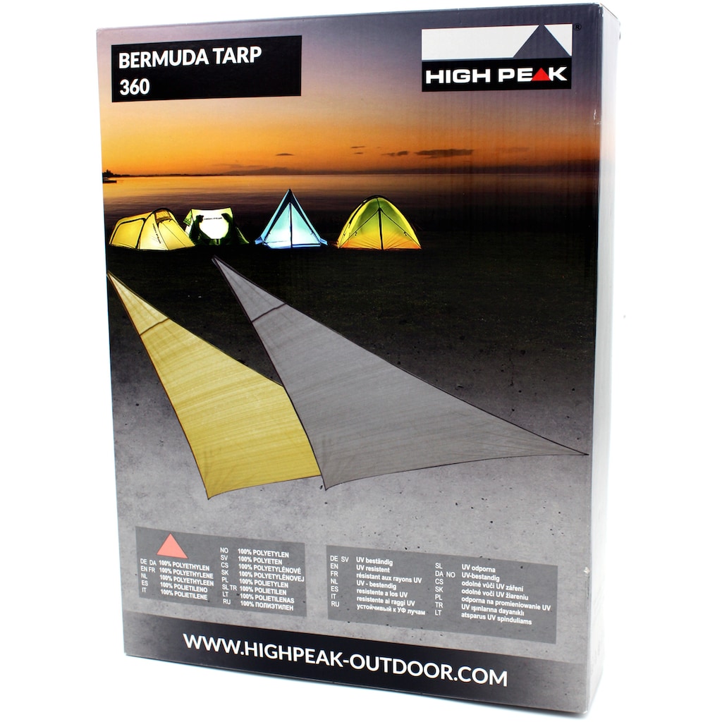 High Peak Sonnensegel »Bermuda Tarp 360«