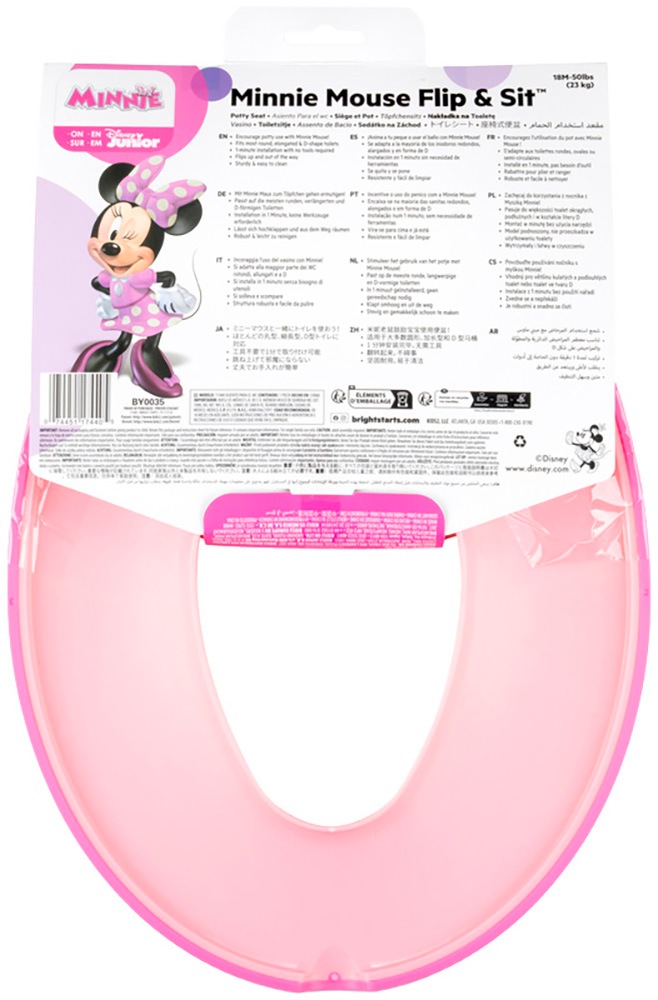Bright Starts Toilettentrainer »Disney Baby Flip & Sit Toilettensitz - Minnie Mouse«