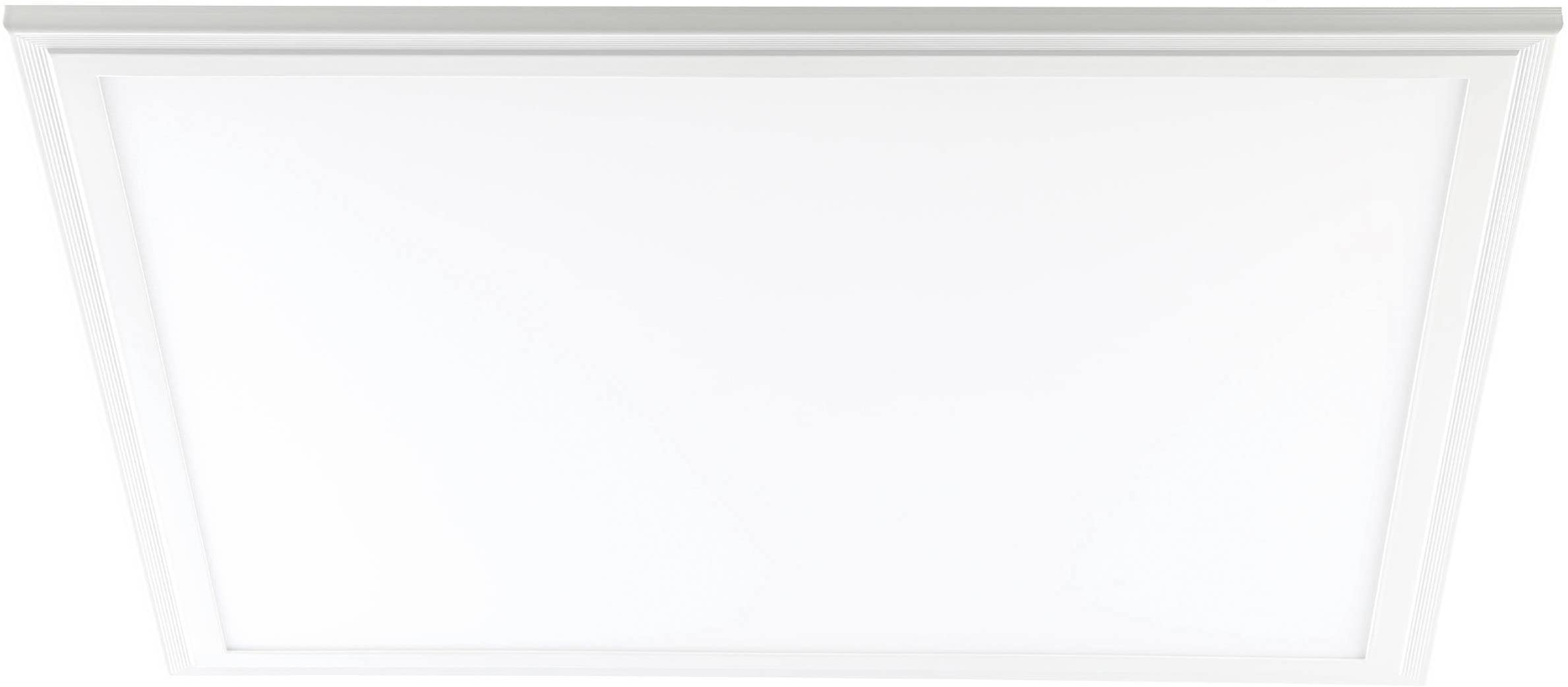 EGLO Deckenleuchte »Salobrena 1 Einbaulampe, Deckenlampe, Aluminium und Kunststoff, Lampe« LED-Modul 1 Stk. Neutralweiß LED Panel, Deckenlampe in weiß,  neutralweiß, Küchenlampe, 45 cm