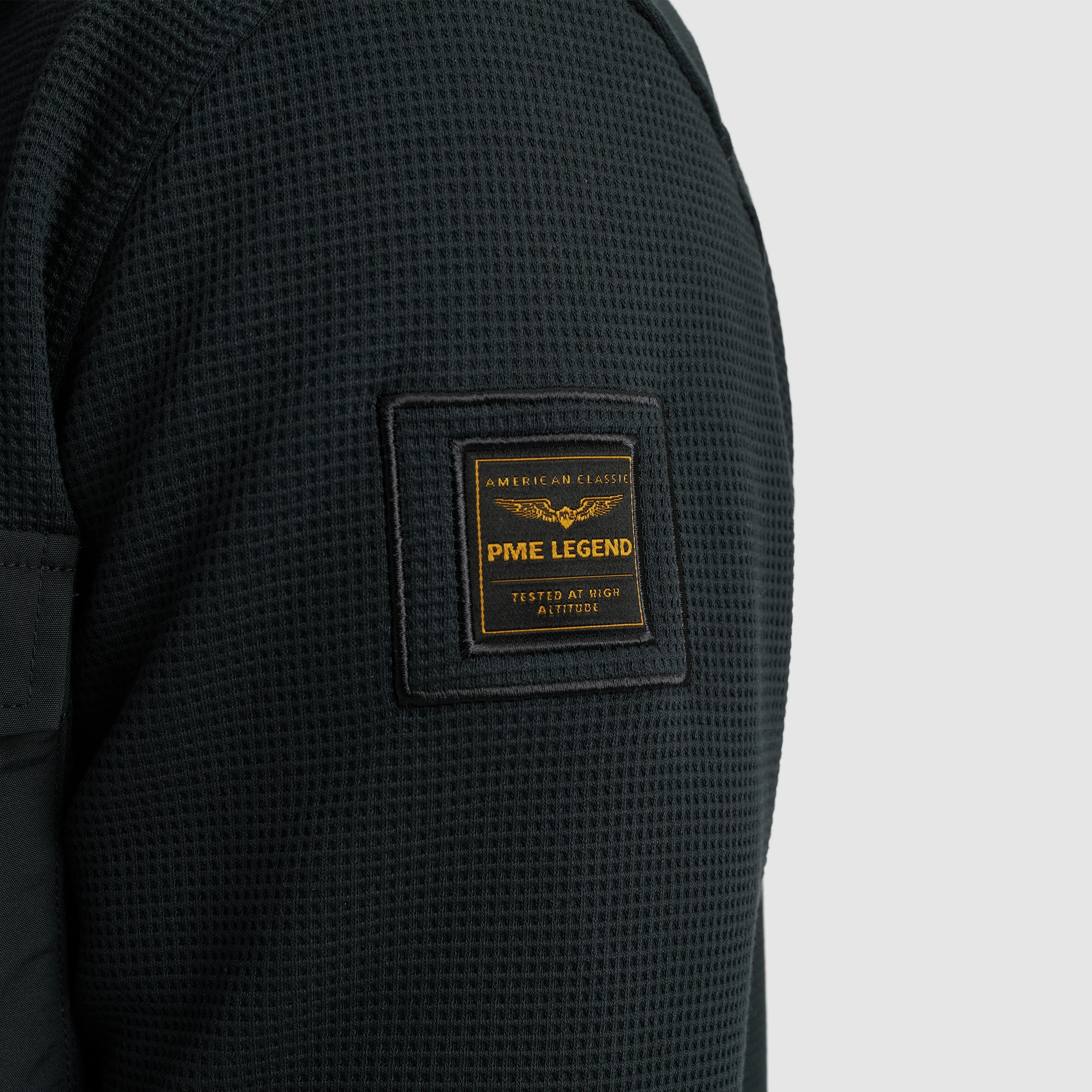 PME LEGEND Langarmhemd mit Druckknöpfen und Brusttaschen