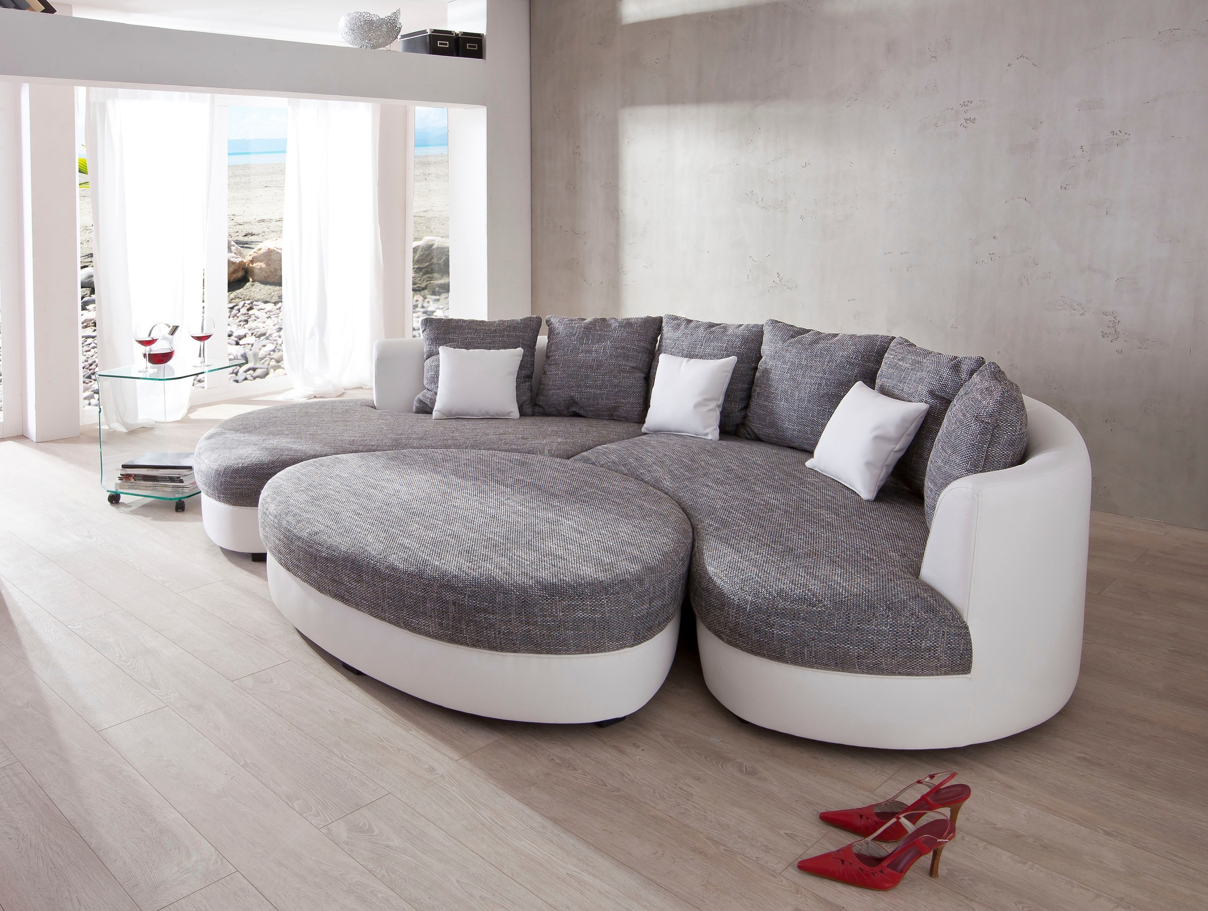 INOSIGN Ecksofa »Limoncello organische Formensprache, OTTOs Choice, L-Form«, ergonomische Form