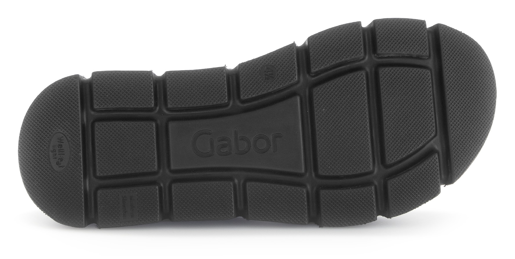 Gabor Sandalette  , Plateau, Sommerschuh, Riemchensandale mit großer Zierschnalle