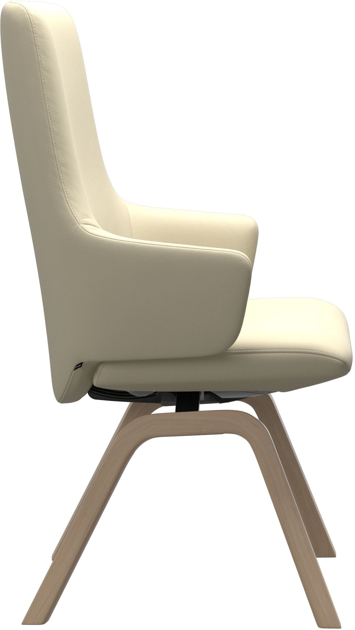 Stressless® Polsterstuhl »Laurel«, Leder PALOMA, High Back mit Armlehne, Größe L, mit schräggestellten Beinen in Eiche