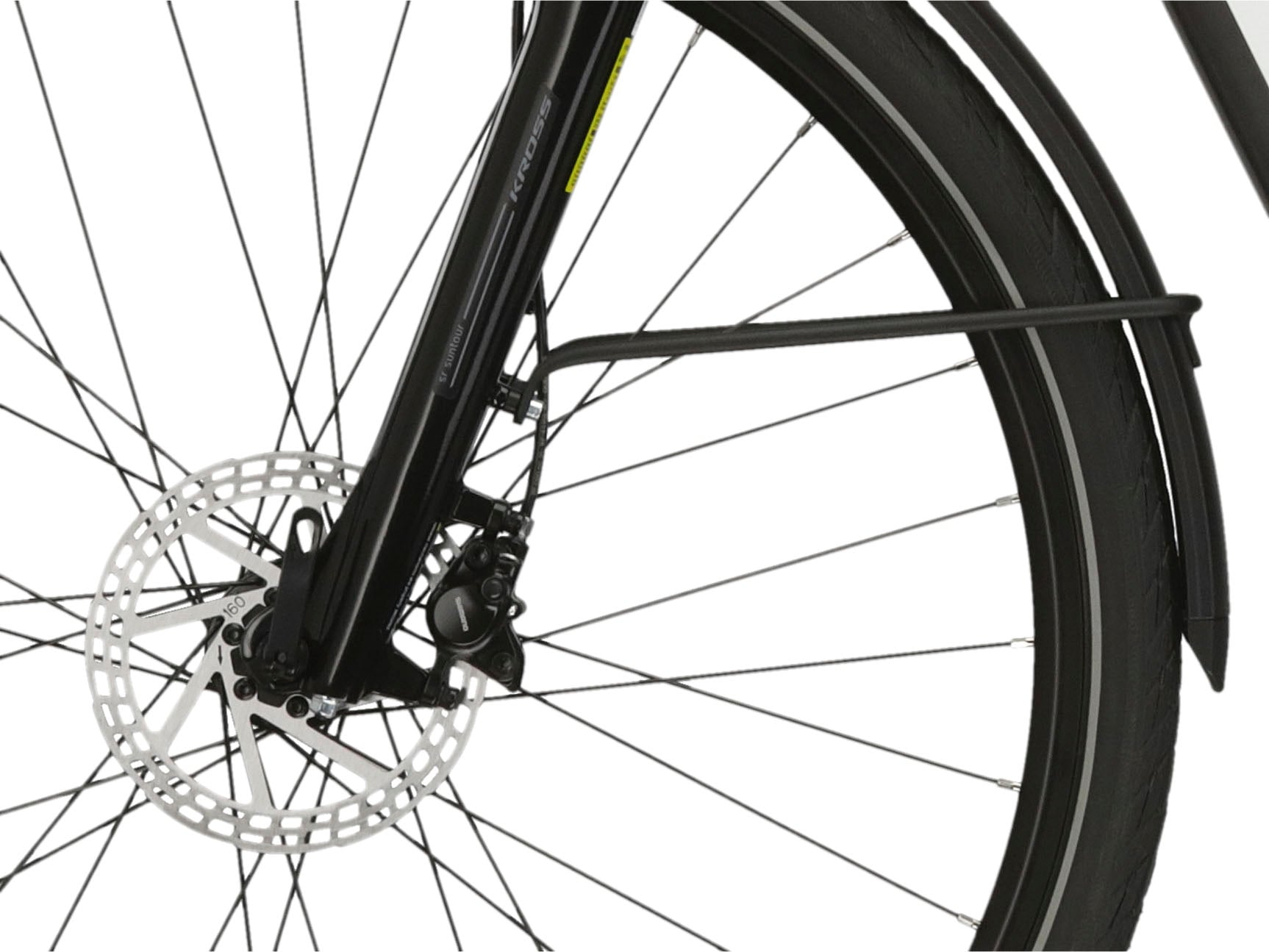 Kross E-Bike »KROSS E-Trekkingrad Trans 5.0 28" weiß 9 Gänge«, 9 Gang, microSHIFT, ADVENT M619, Mittelmotor 250 W, Pedelec, Elektrofahrrad für Damen und Herren