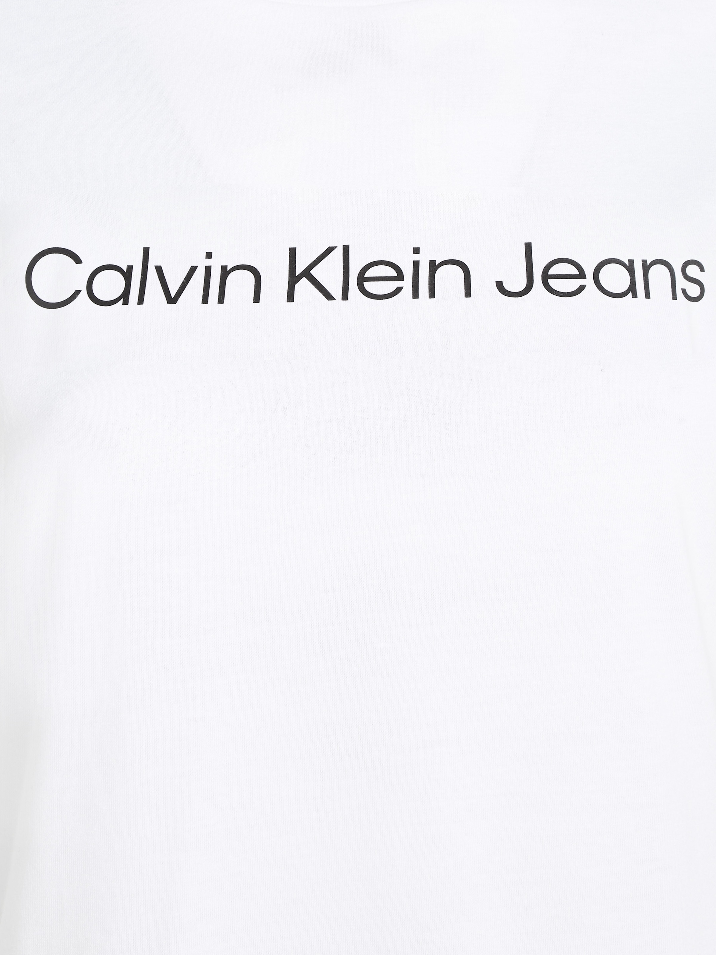 Calvin Klein Jeans T-Shirt »INSTITUTIONAL LOGO 2-PACK TEE«, (Packung, 2er-Pack), mit Logoschriftzug