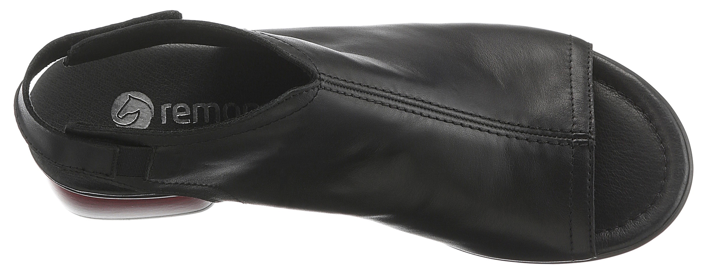 Remonte Sandalette  , Sommerschuh, Sandale, Blockabsatz, mit praktischem Klettverschluss