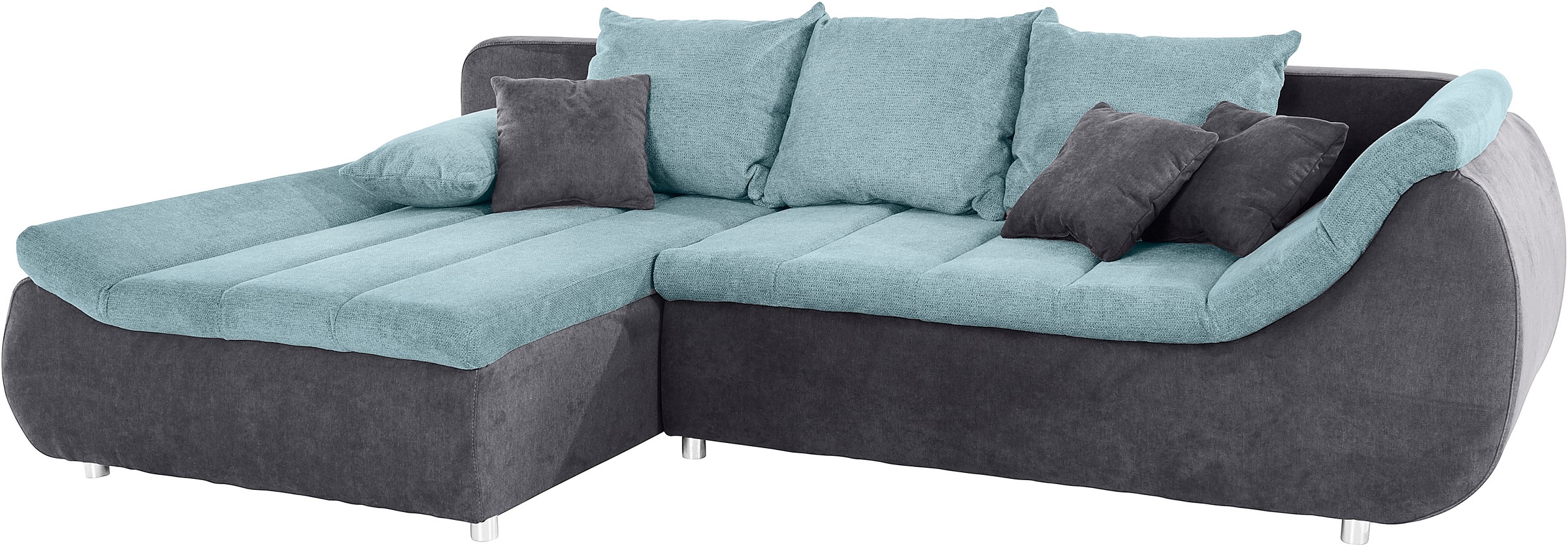 Home affaire Ecksofa »Imola, elegant und modern, aktuelle Steppung im Sitz, günstig online kaufen
