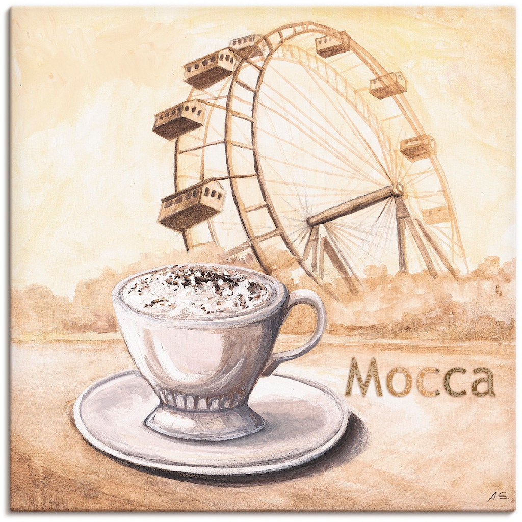 Artland Wandbild »Mocca in Wien«, Kaffee Bilder, (1 St.)