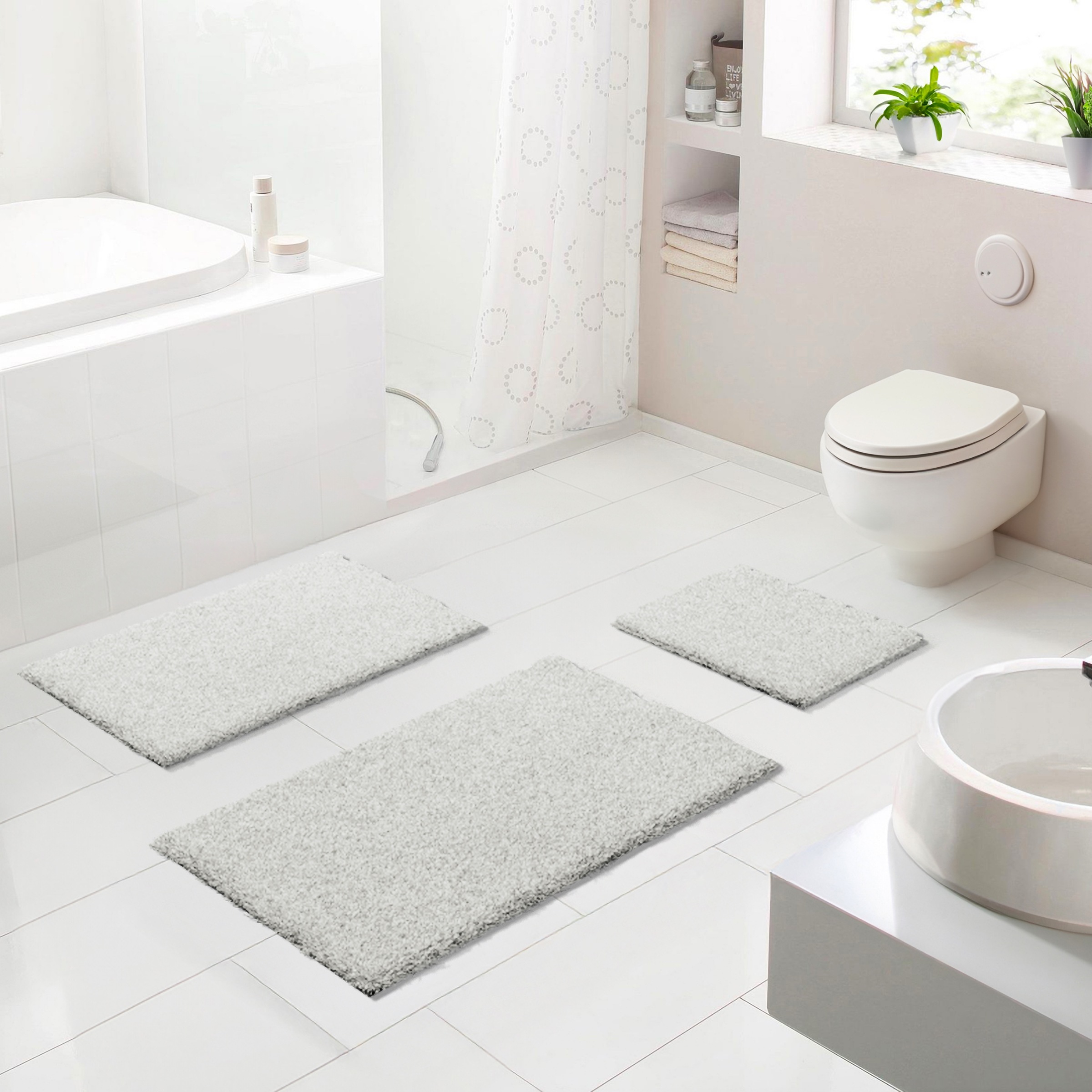 Grund Badematte »Elysia« Höhe 27 mm rutschhemmend beschichtet fußbodenheizu günstig online kaufen