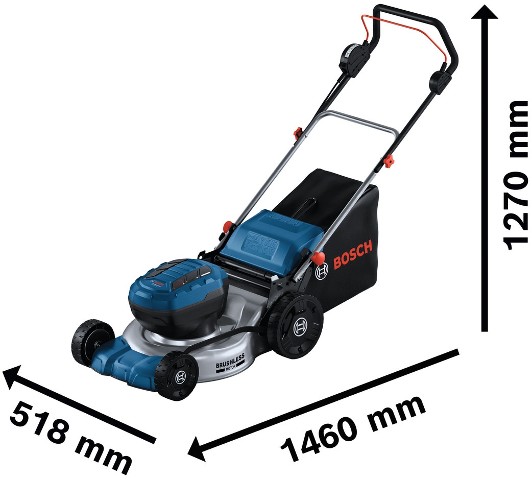 Bosch Professional Akkurasenmäher »»GRA 18V2-46««, ohne Akku, ohne Ladegerät