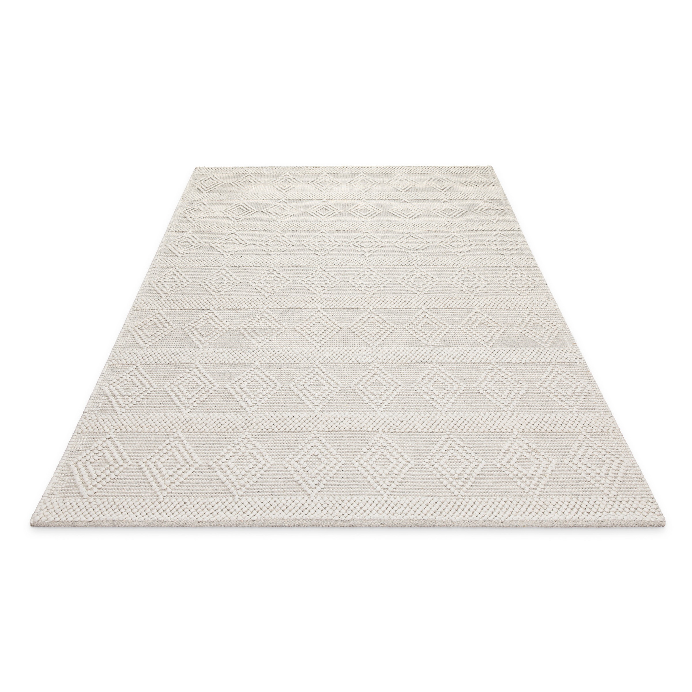 OTTO home Teppich »Grunno«, rechteckig, 8 mm Höhe, 70% Wolle, handgewebt, R günstig online kaufen