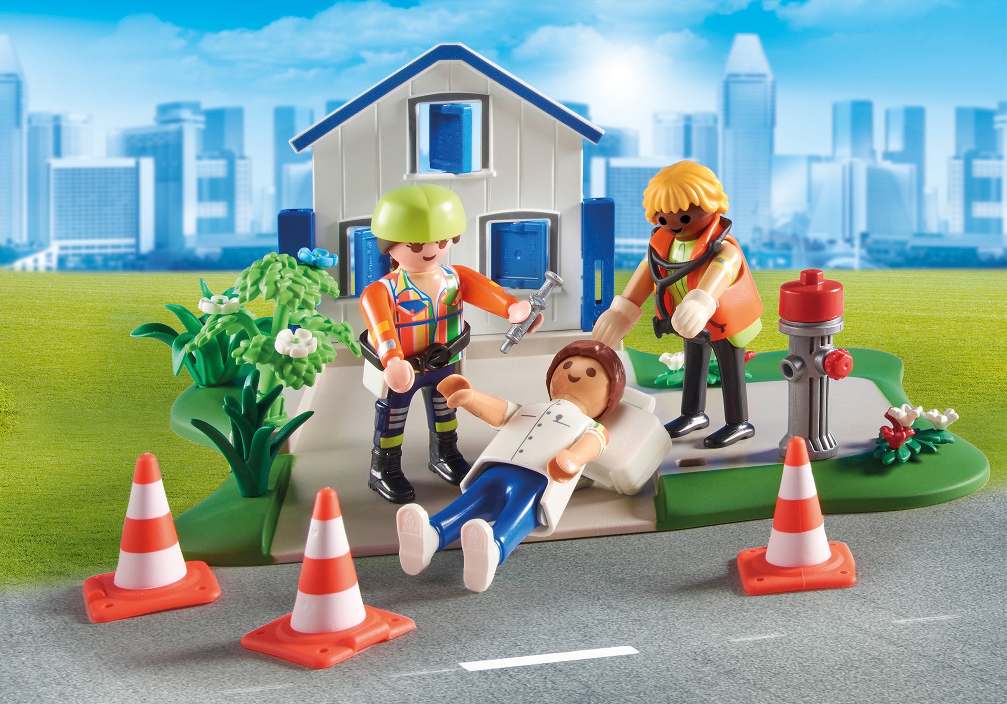Playmobil® Konstruktions-Spielset »Rescue Mission (70980), My Figures«, (120 St.), Made in Europe