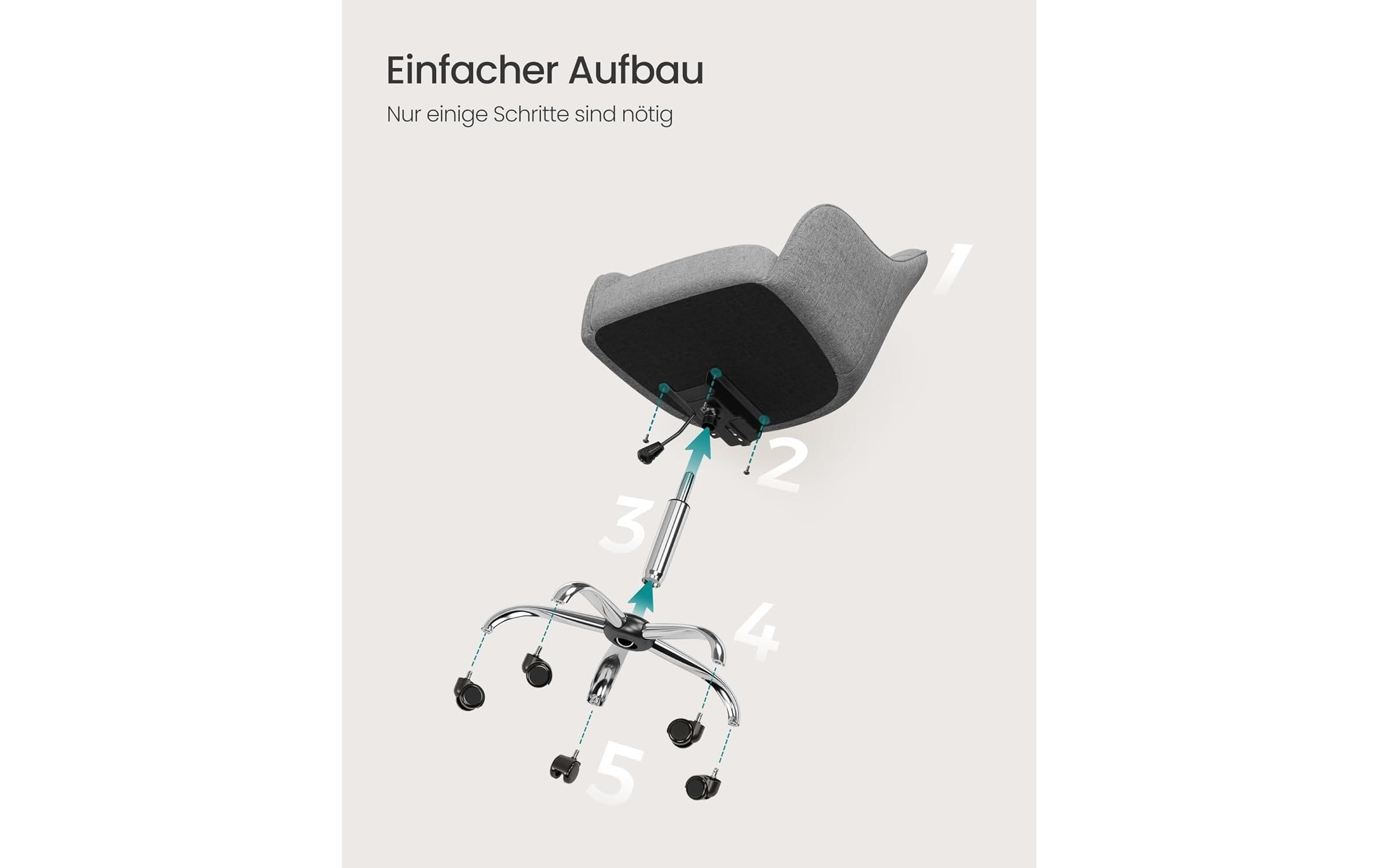 SONGMICS Bürostuhl »Grau 45-55 cm« ()