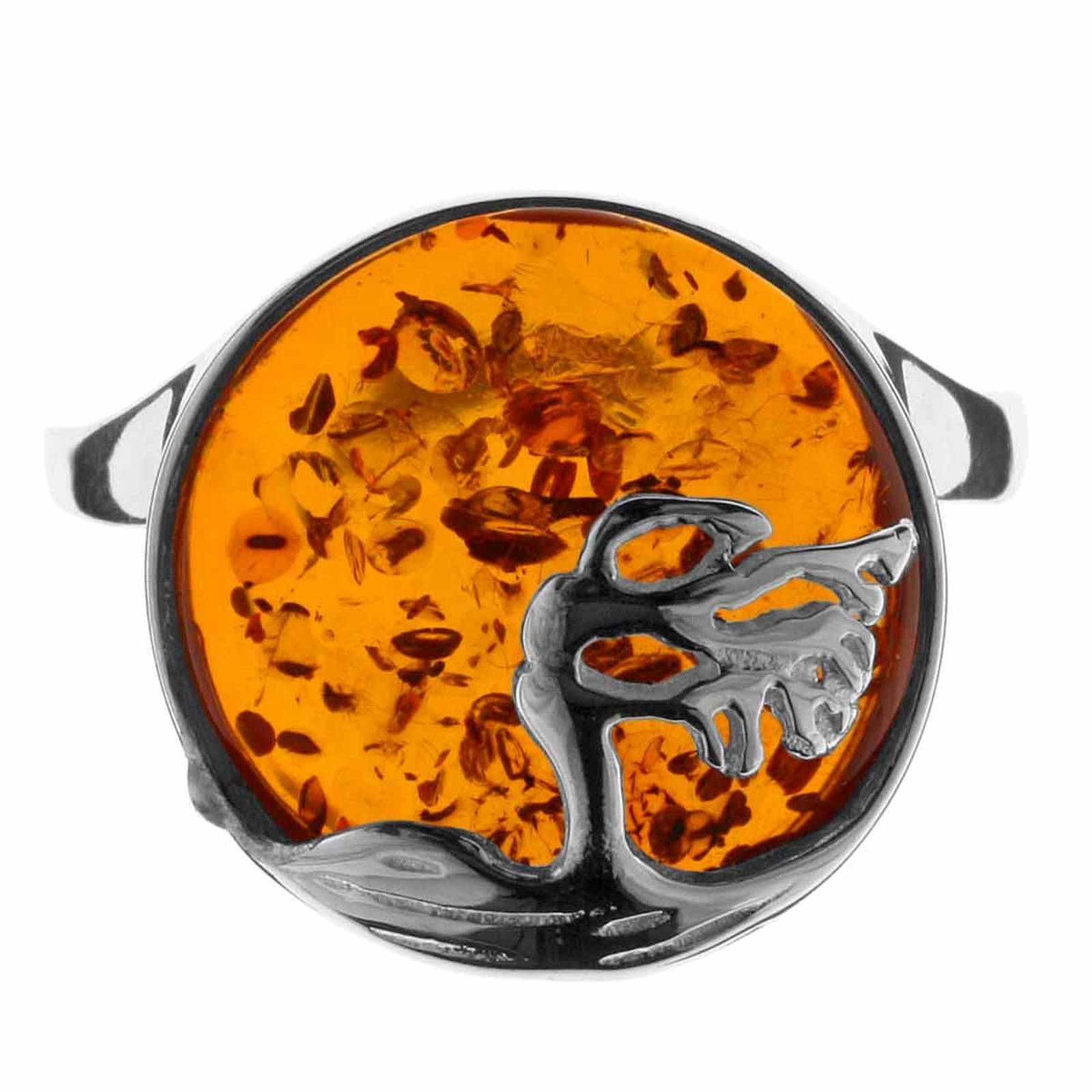 OSTSEE-SCHMUCK Fingerring »Ostsee-Schmuck Ring Windflüchter 15 mm Ring Windflüchter 15 mm«, (1 tlg.)