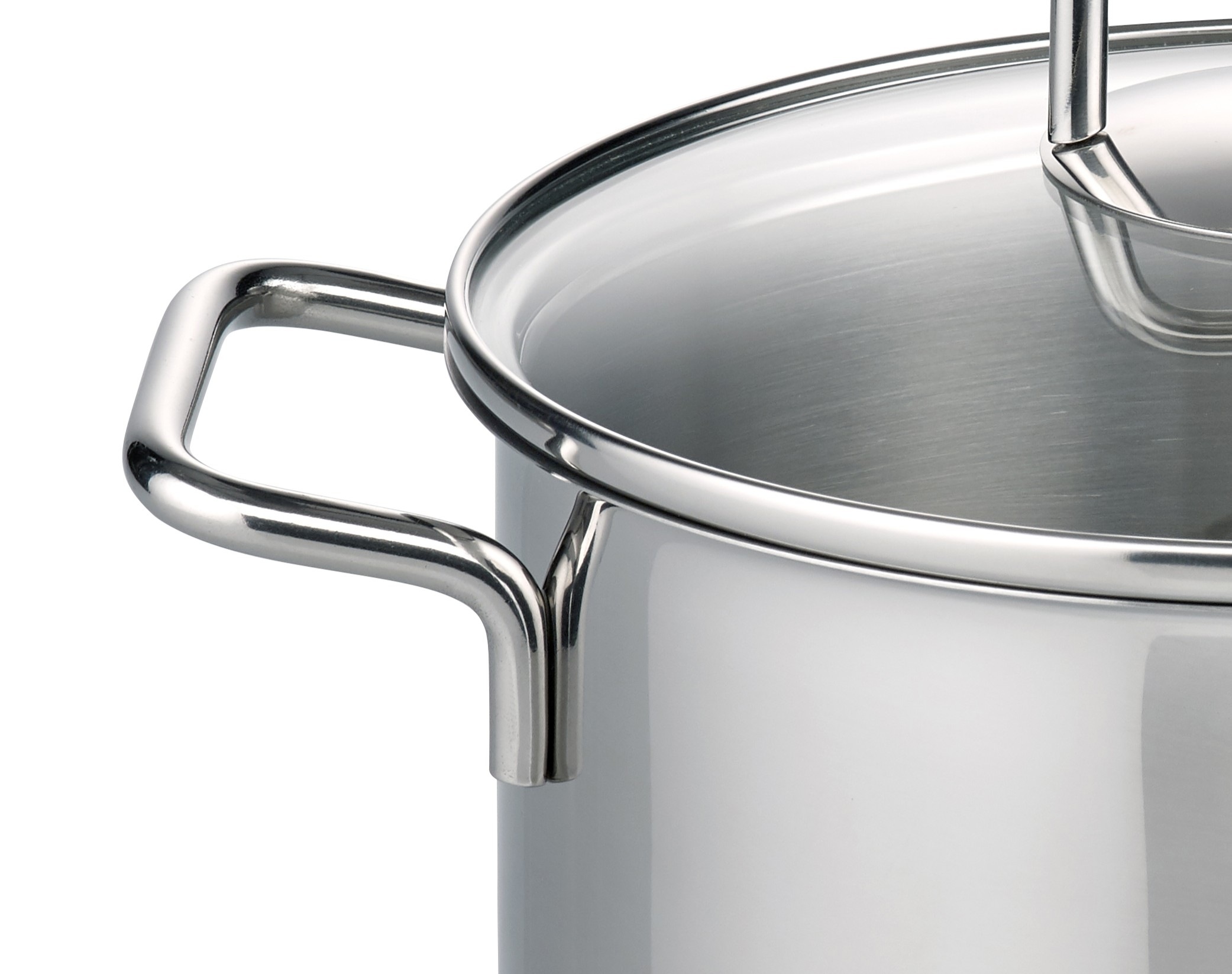 Elo Topf-Set »Citrin«, Edelstahl, (Set, 7 tlg., je 1 Fleischtopf Ø 16/20/24 cm, 1x Stielkasserolle Ø 16 cm), Induktion