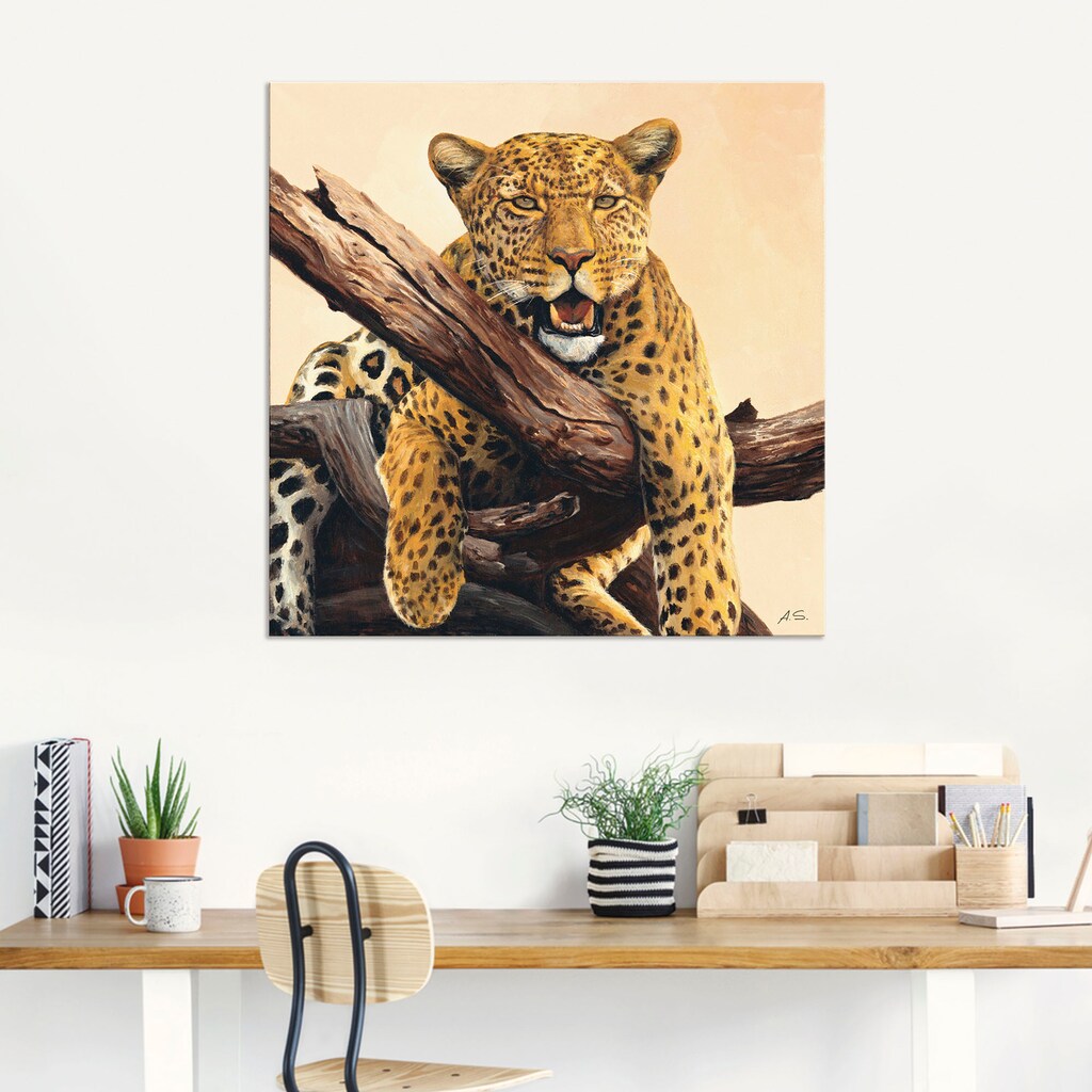 Artland Wandbild »Zeit zum Mittagessen«, Wildtiere, (1 St.)