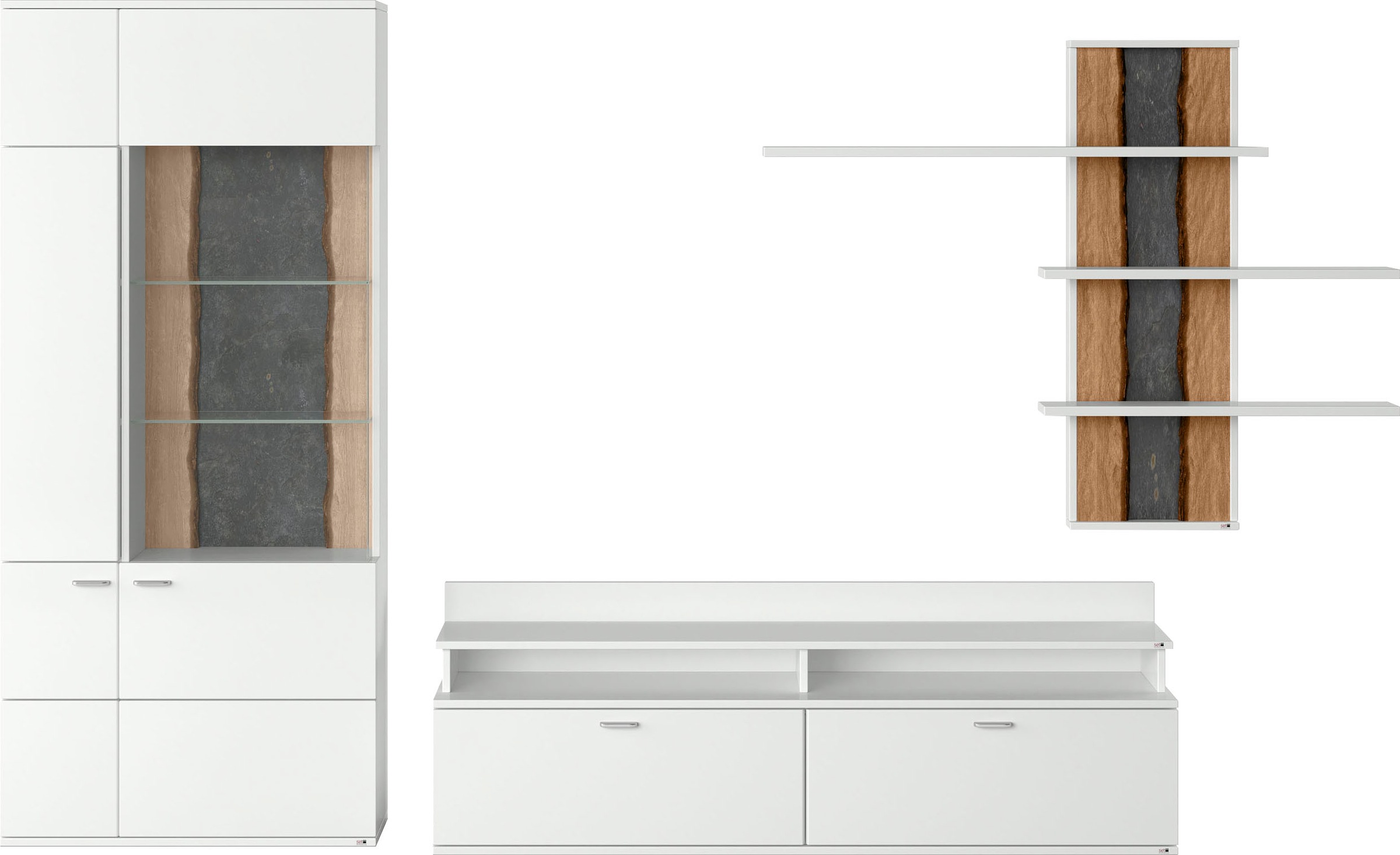 set one by Musterring Wohnwand »TACOMA« Set, 4 Stk. tlg. Typ 01, mit Wandre günstig online kaufen