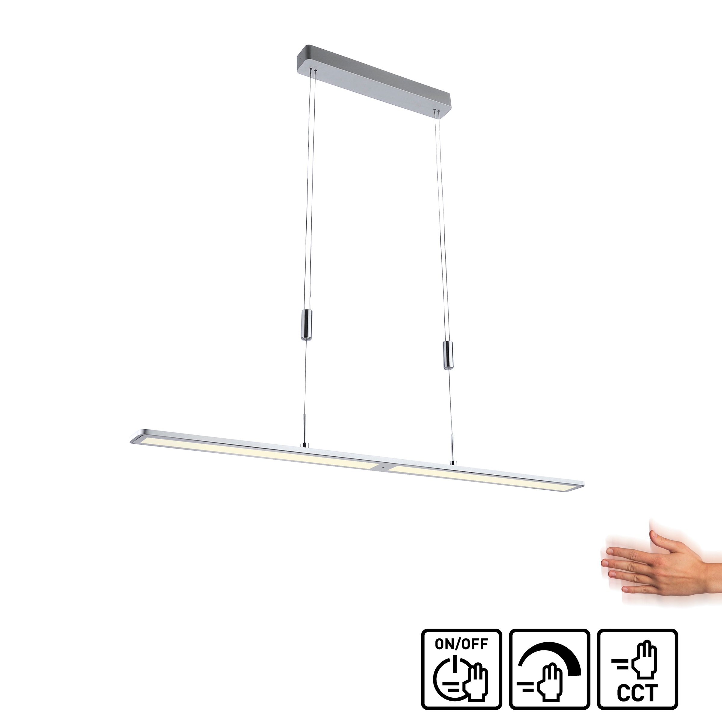 Paul Neuhaus Pendelleuchte »NIKA«, 1 flammig, Leuchtmittel LED-Board   LED günstig online kaufen