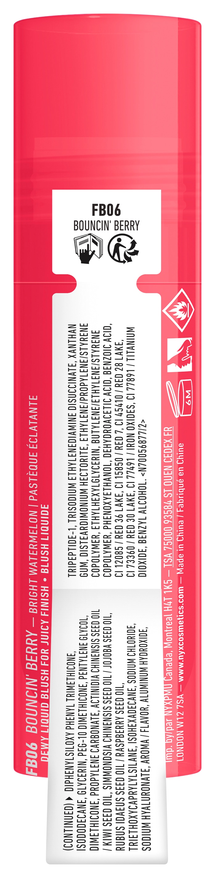 NYX Rouge »NYX Professional Makeup Fat Cheeks Blush«